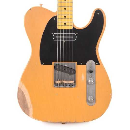 Nash T-52 Butterscotch Blonde Medium Relic w/1-Ply Black Pickguard & Lollar Charlie Christian Electric Guitars / Solid Body