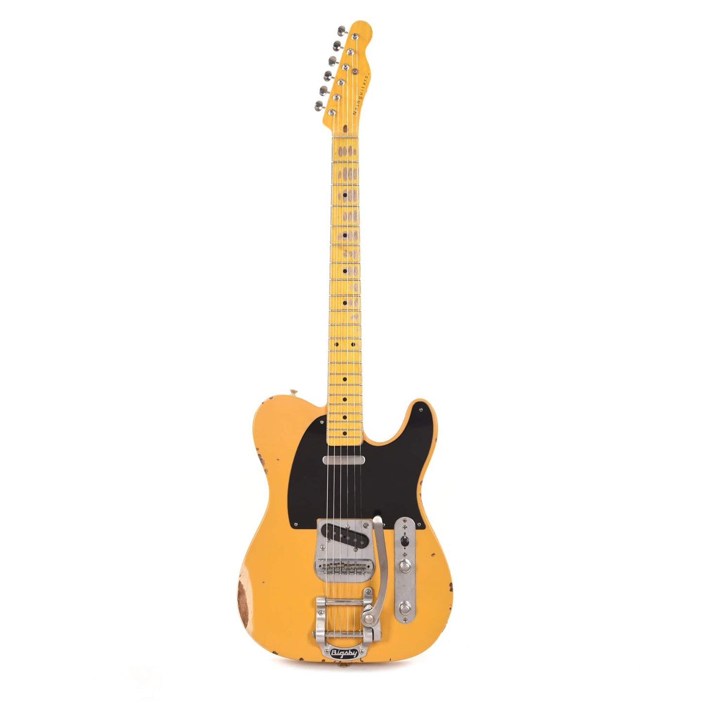Nash T-52 Butterscotch Blonde Medium Relic w/1-Ply Black Pickguard, Lollar Pickups, & Bigsby Electric Guitars / Solid Body