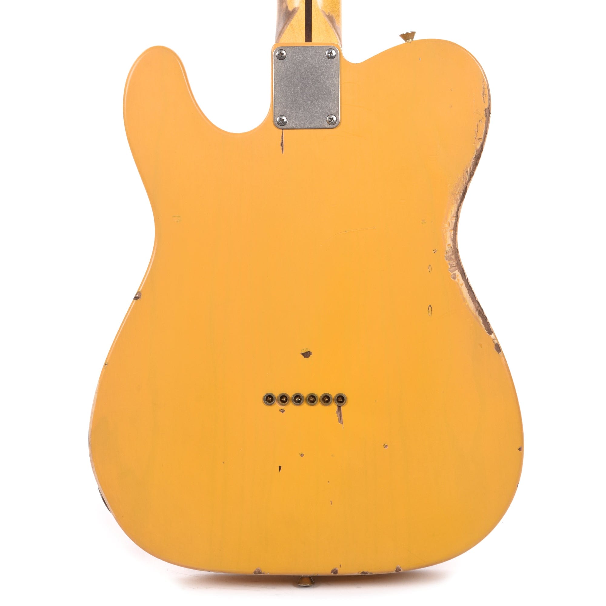 Nash T-52 Butterscotch Blonde Medium Relic w/1-Ply Black Pickguard, Lollar Pickups, & Boat Neck Electric Guitars / Solid Body