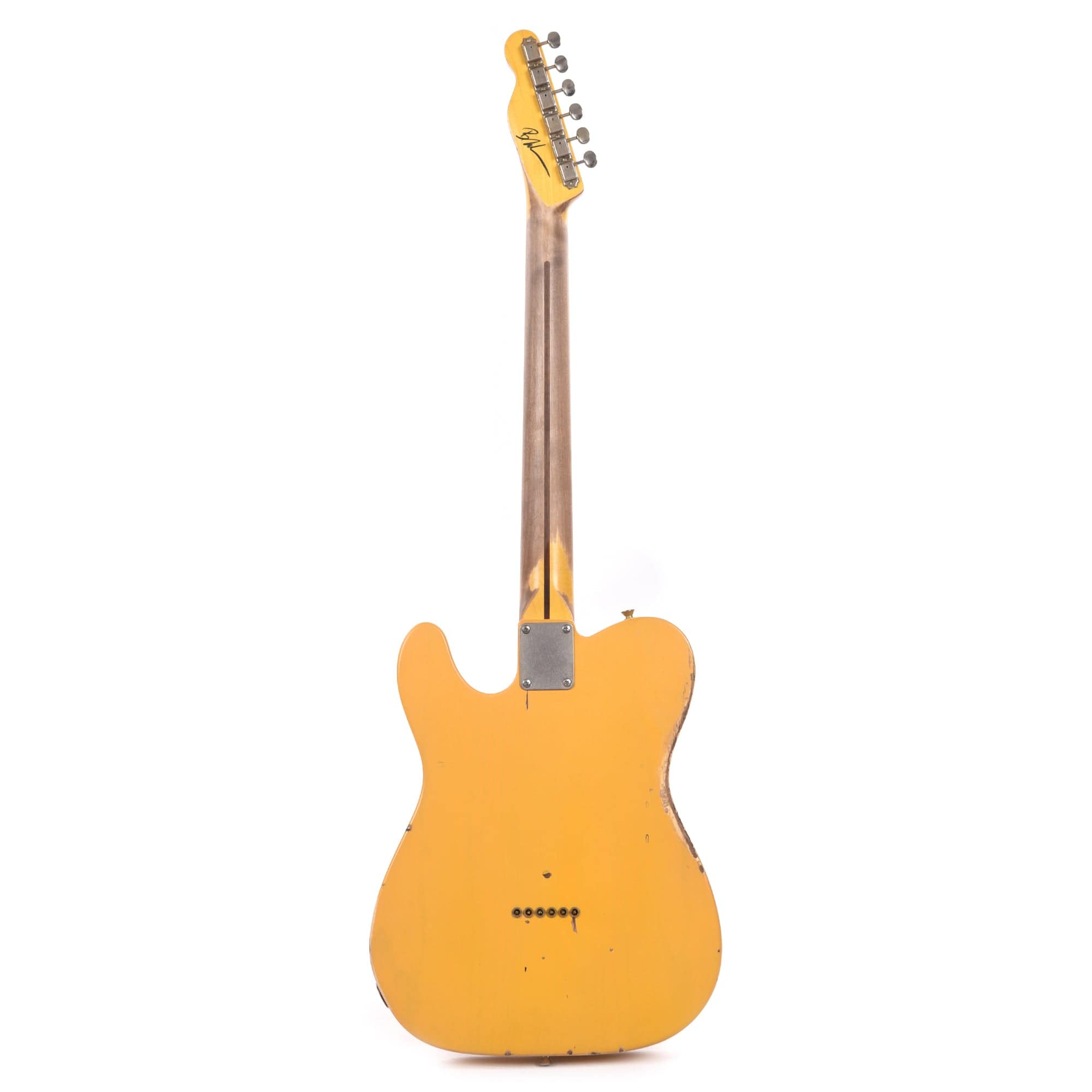 Nash T-52 Butterscotch Blonde Medium Relic w/1-Ply Black Pickguard, Lollar Pickups, & Boat Neck Electric Guitars / Solid Body