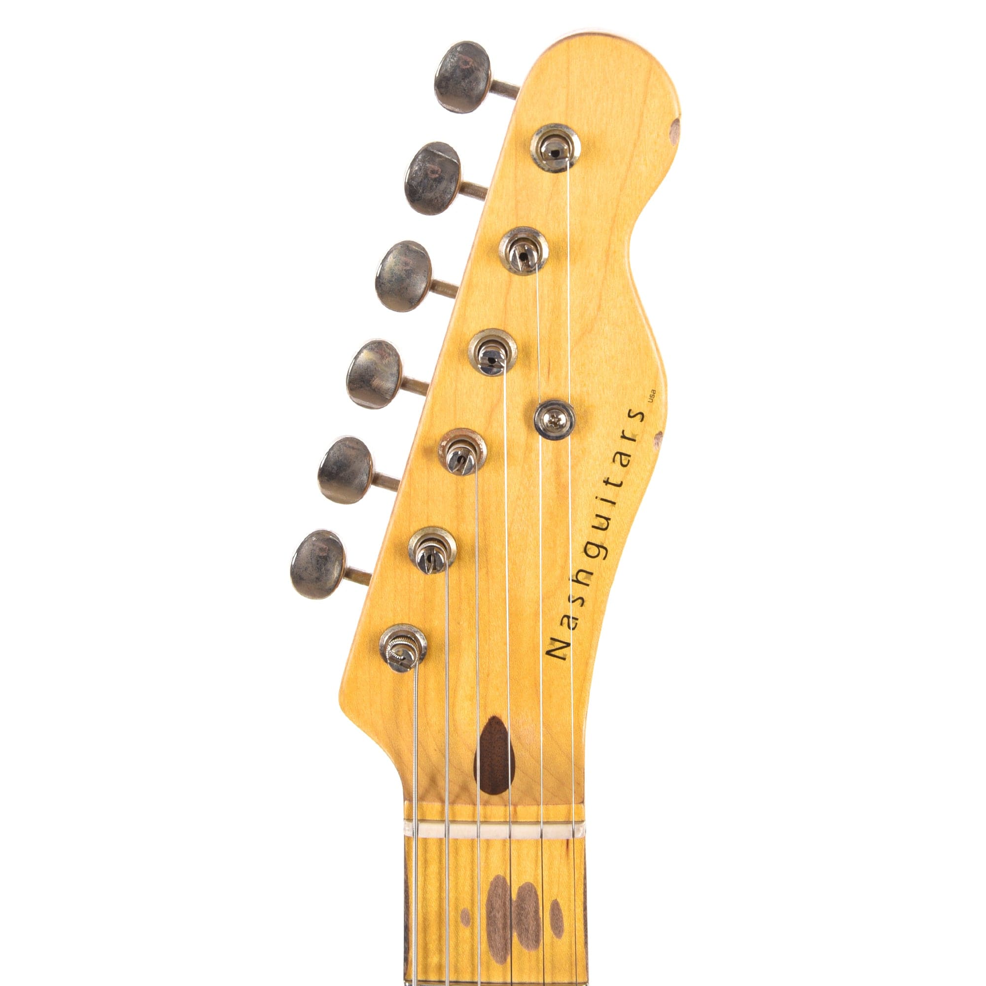 Nash T-52 Butterscotch Blonde Medium Relic w/1-Ply Black Pickguard, Lollar Pickups, & Boat Neck Electric Guitars / Solid Body