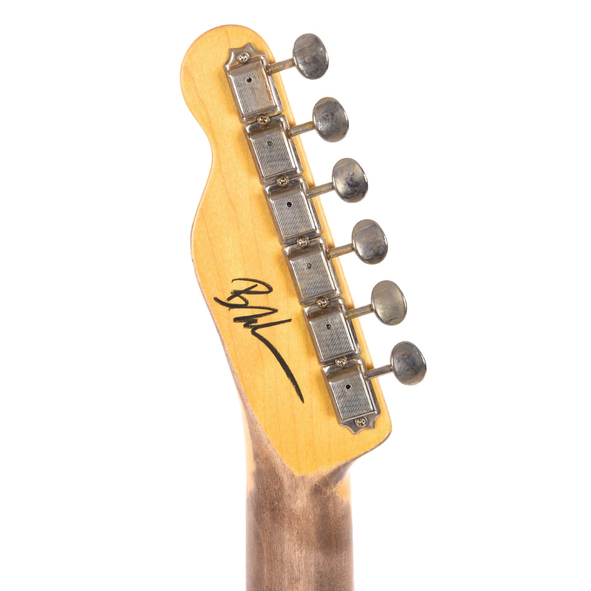 Nash T-52 Butterscotch Blonde Medium Relic w/1-Ply Black Pickguard, Lollar Pickups, & Boat Neck Electric Guitars / Solid Body