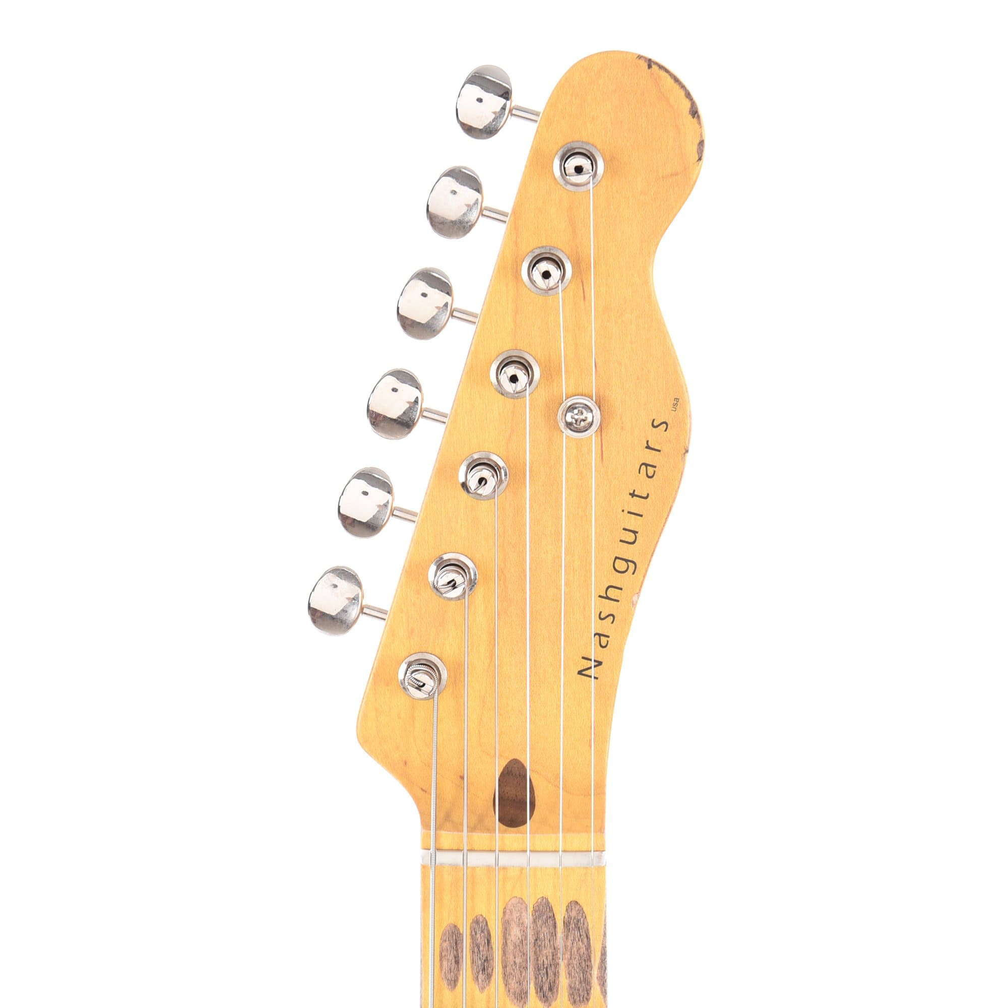 Nash T-52 Butterscotch Blonde Medium Relic w/1-Ply Black Pickguard, Lollar Pickups, & Charlie Christian Neck Pickup Electric Guitars / Solid Body