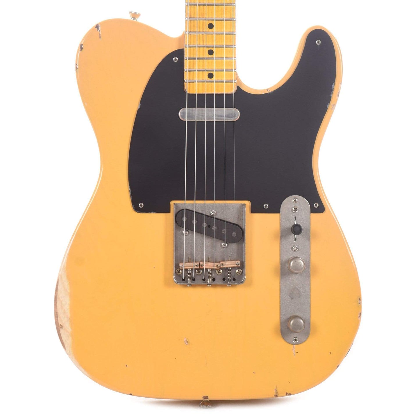 Nash T-52 Butterscotch Blonde Medium Relic w/1-Ply Black Pickguard & Lollar Pickups Electric Guitars / Solid Body