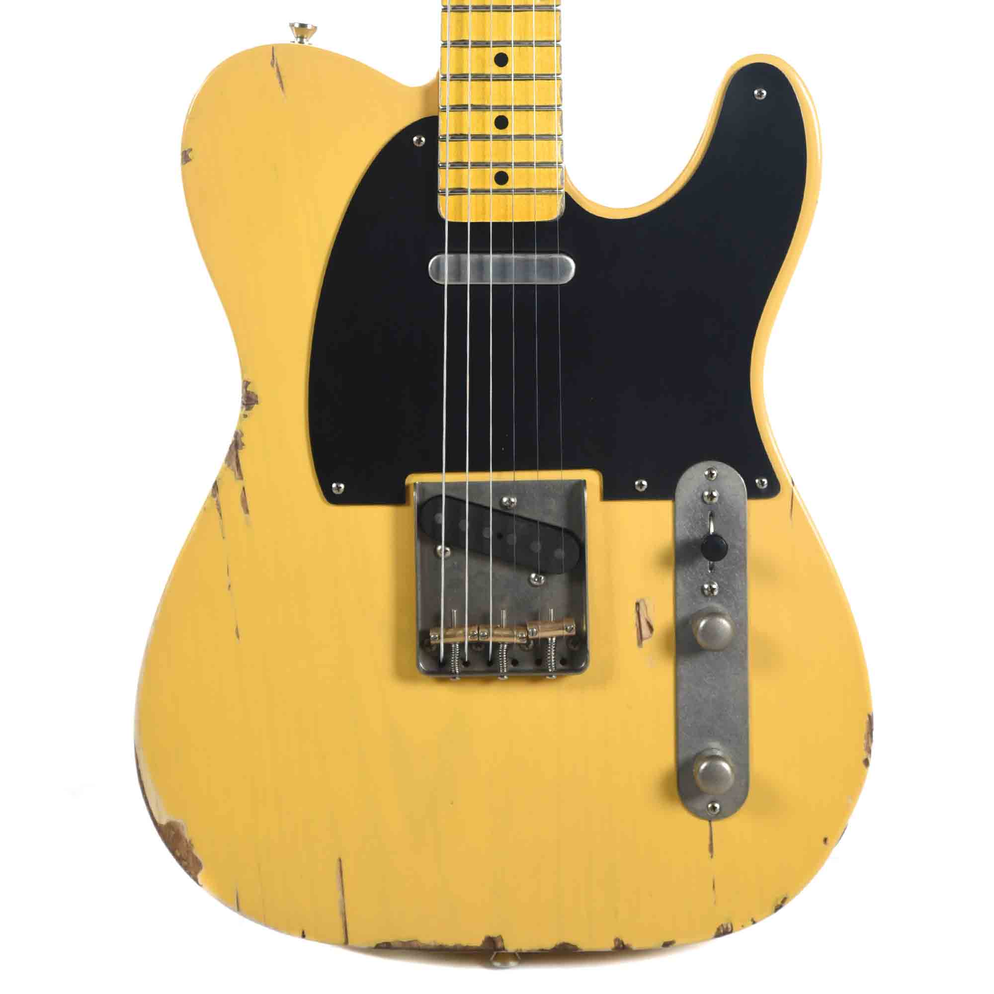 Nash T-52 Butterscotch Blonde Medium Relic w/1-Ply Black Pickguard & Lollar Pickups Electric Guitars / Solid Body