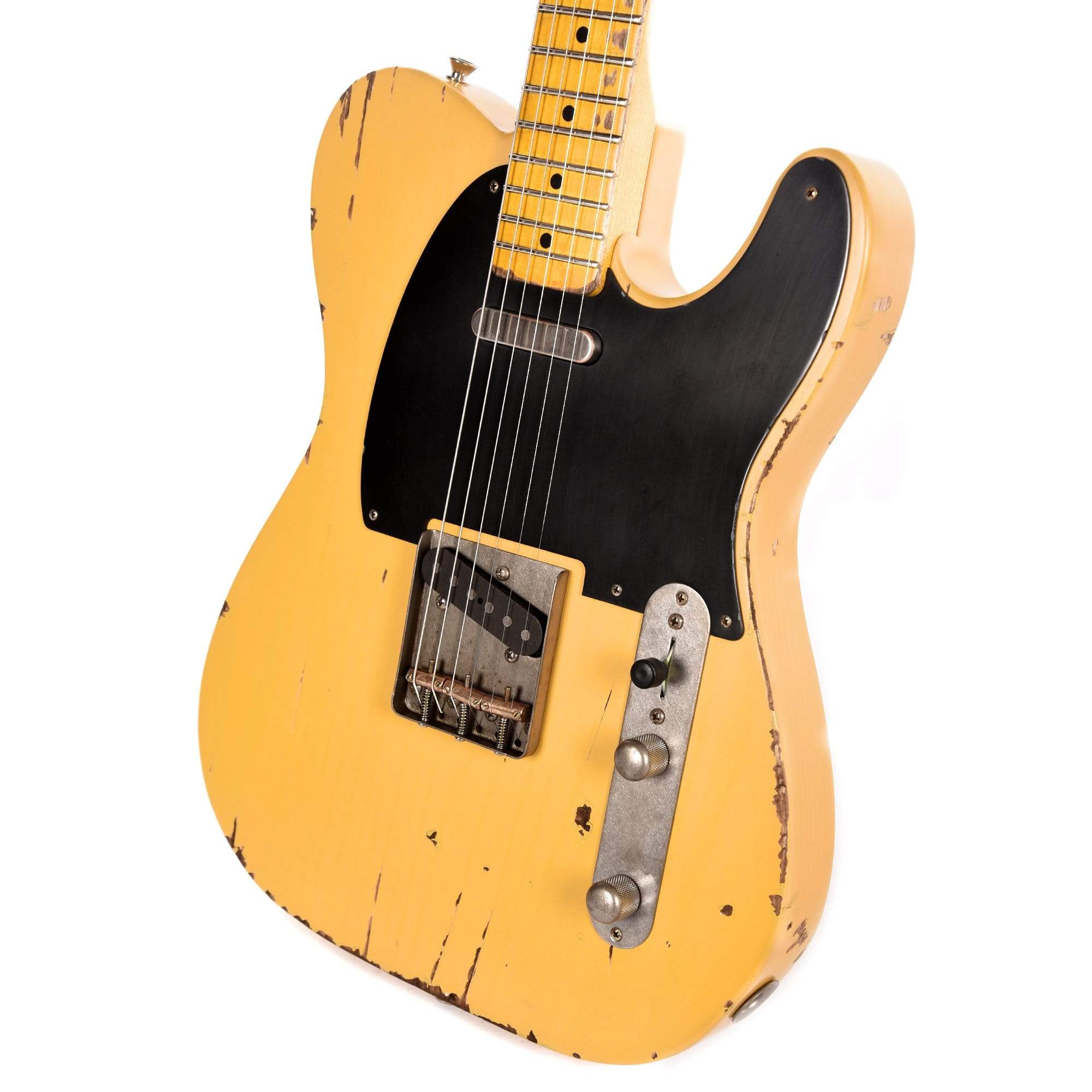 Nash T-52 Butterscotch Blonde Medium Relic w/1-Ply Black Pickguard & Lollar Pickups Electric Guitars / Solid Body