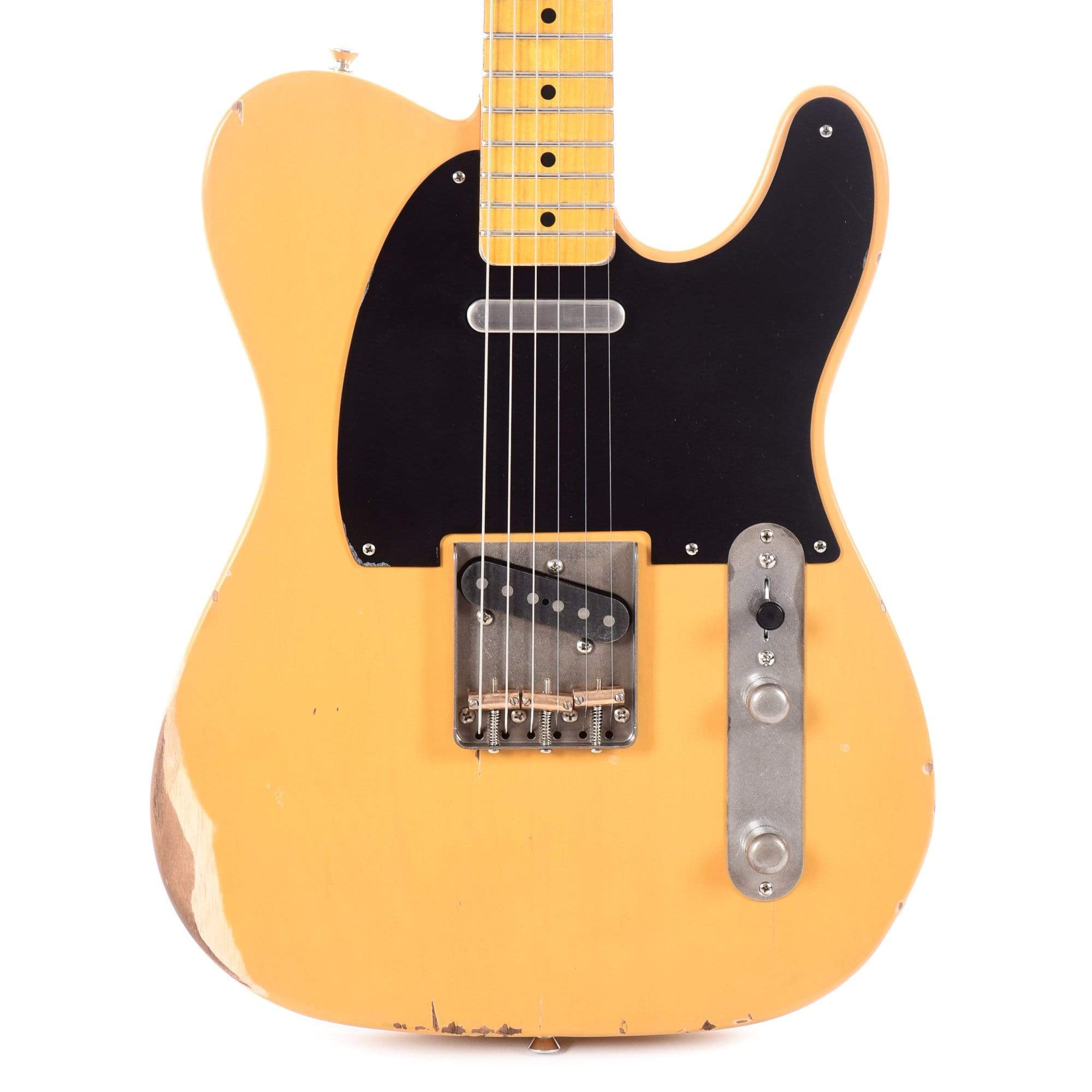 Nash T-52 Butterscotch Blonde Medium Relic w/1-Ply Black Pickguard & Lollar Pickups Electric Guitars / Solid Body