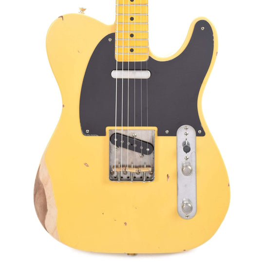 Nash T-52 Butterscotch Blonde Medium Relic w/1-Ply Black Pickguard, & Lollar Pickups Electric Guitars / Solid Body