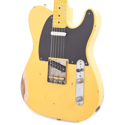 Nash T-52 Butterscotch Blonde Medium Relic w/1-Ply Black Pickguard, & Lollar Pickups Electric Guitars / Solid Body