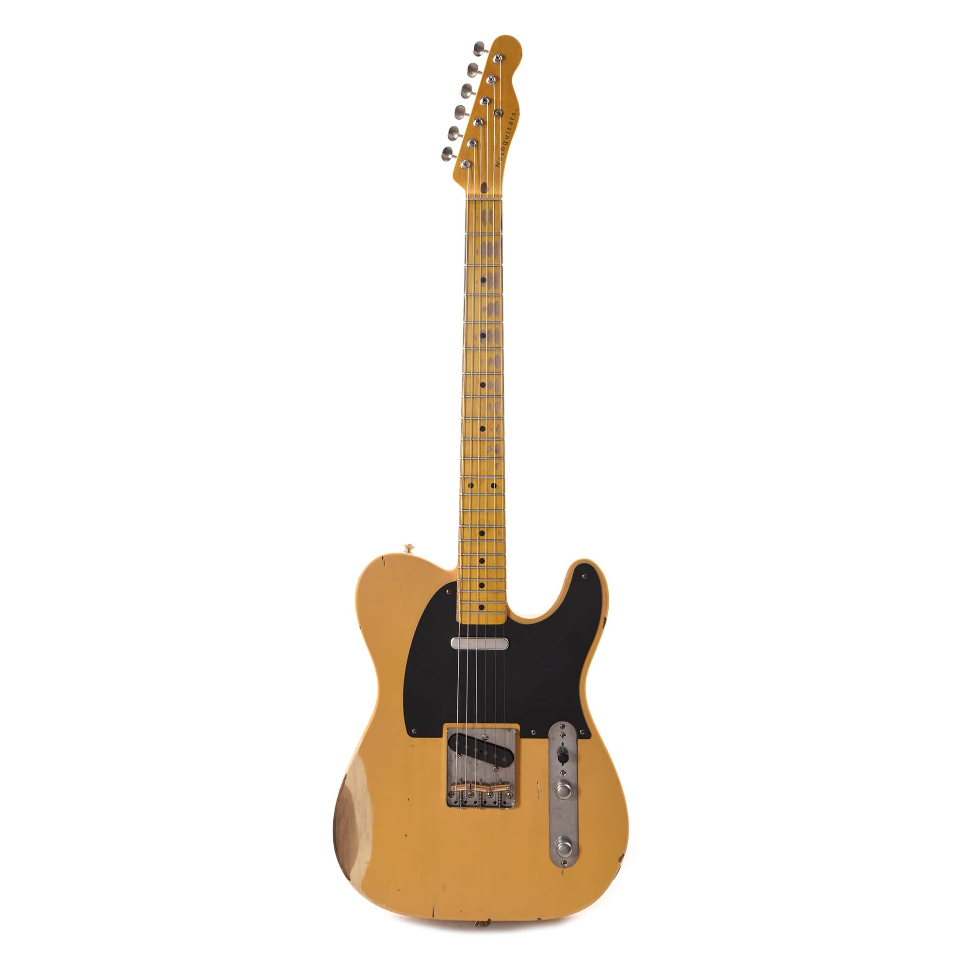 Nash T-52 Butterscotch Blonde Medium Relic w/1-Ply Black Pickguard, & Lollar Pickups Electric Guitars / Solid Body