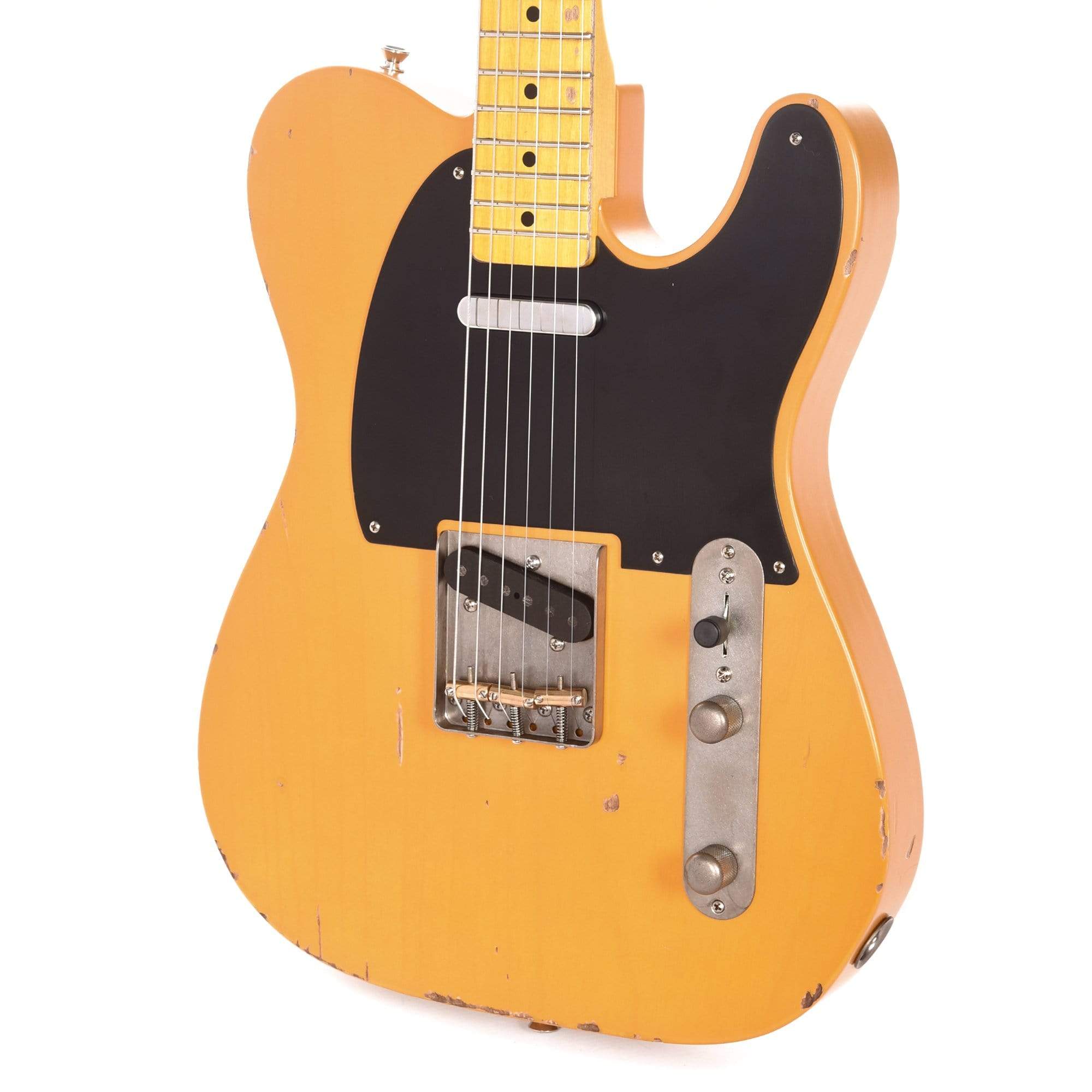 Nash T-52 Butterscotch Blonde Medium Relic w/1-Ply Black Pickguard & Lollar Pickups Electric Guitars / Solid Body