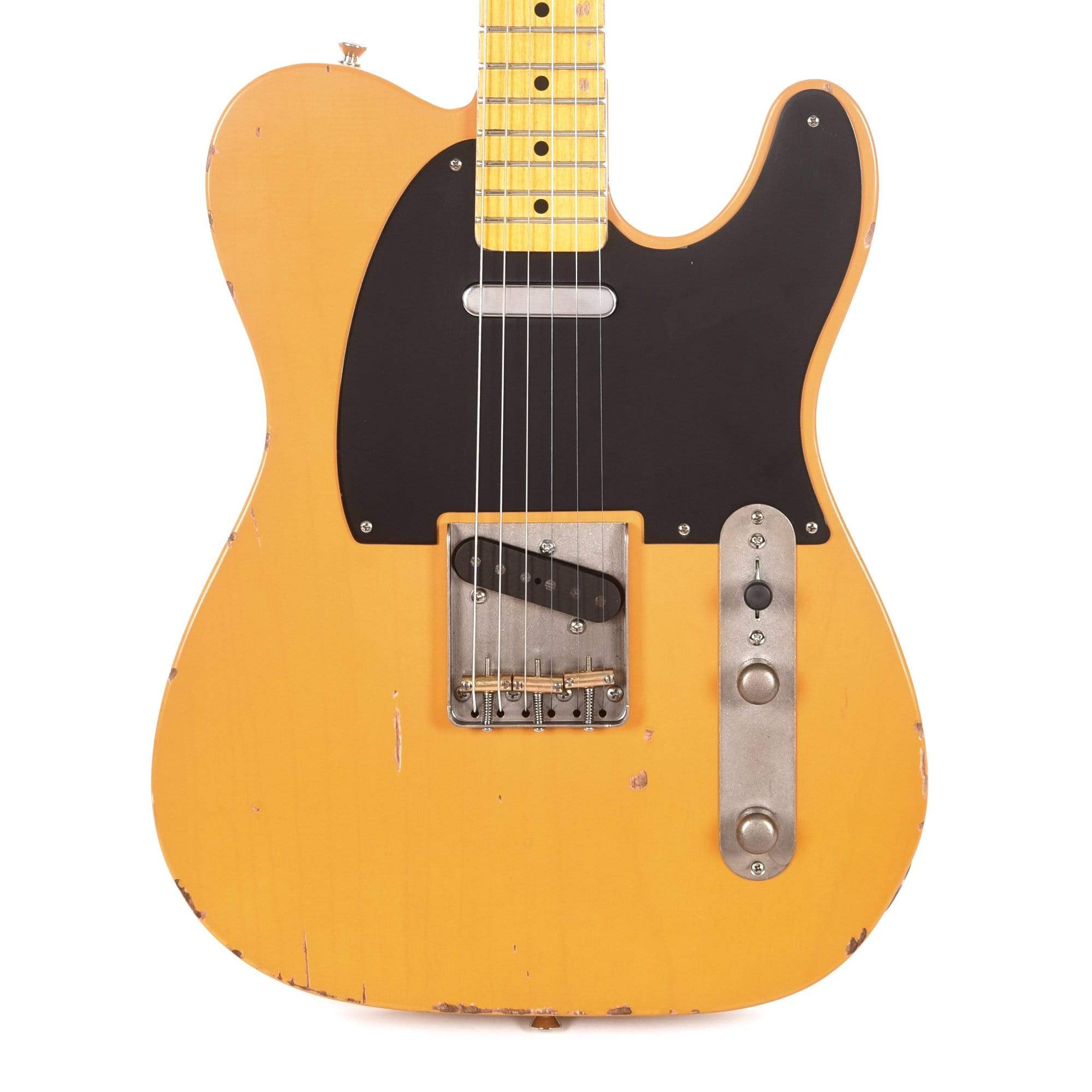 Nash T-52 Butterscotch Blonde Medium Relic w/1-Ply Black Pickguard & Lollar Pickups Electric Guitars / Solid Body
