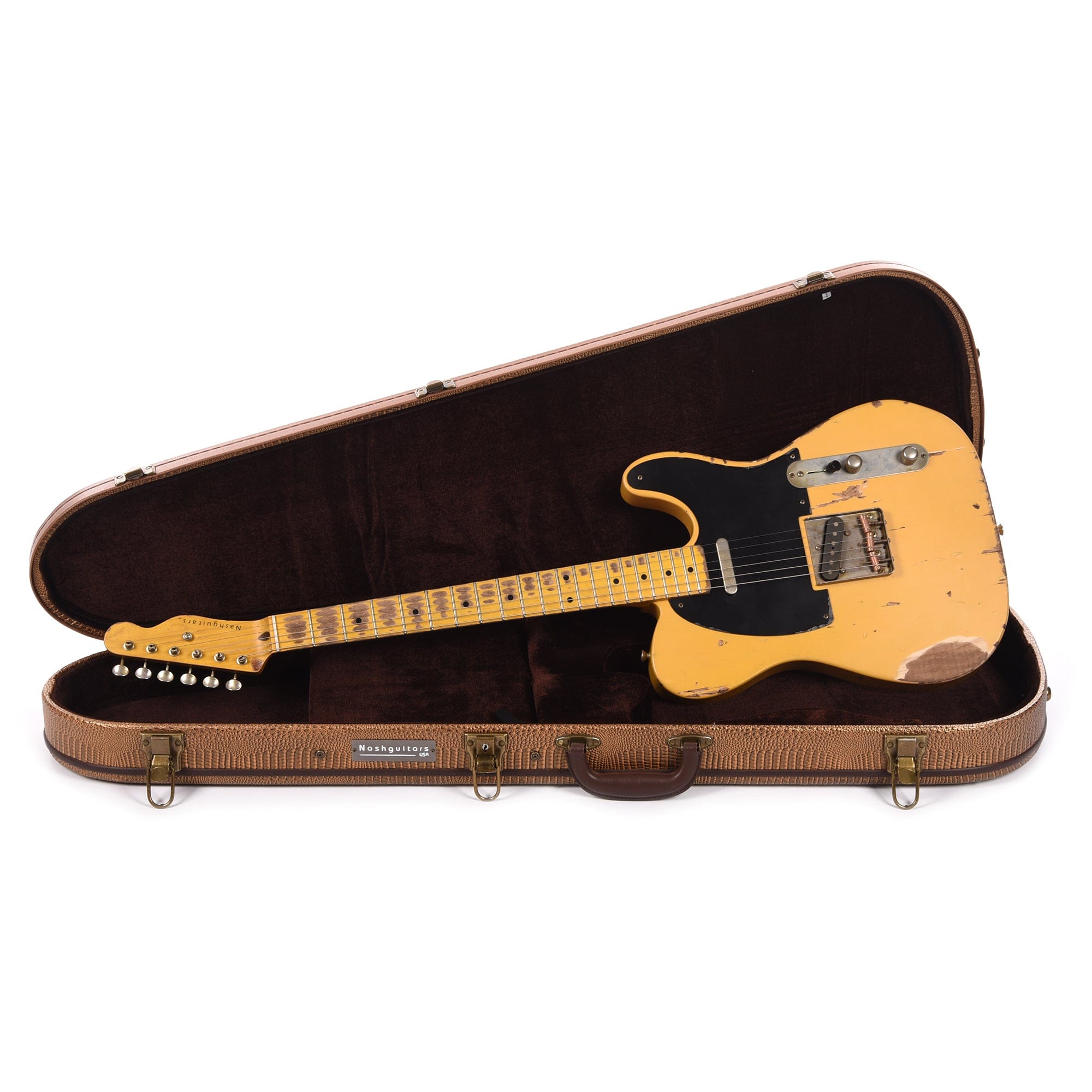 Nash T-52 Butterscotch Blonde V-Neck Heavy Relic w/1-Ply Pickguard & Lollar Pickups Electric Guitars / Solid Body