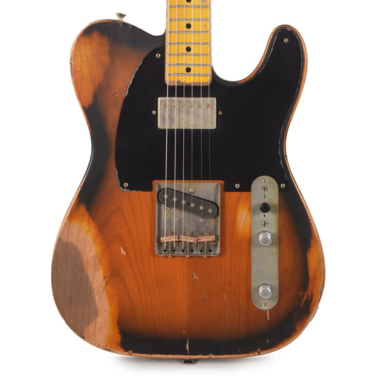 Nash T-52 HS 2-Tone Sunburst Heavy Relic w/1-Ply Black Pickguard, & Lollar Pickups Electric Guitars / Solid Body