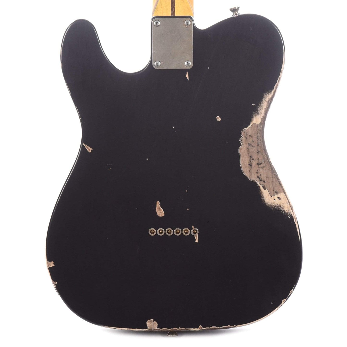 Nash T-52 HS Black Heavy Relic w/1-Ply Black Pickguard, & Lollar Pickups Electric Guitars / Solid Body