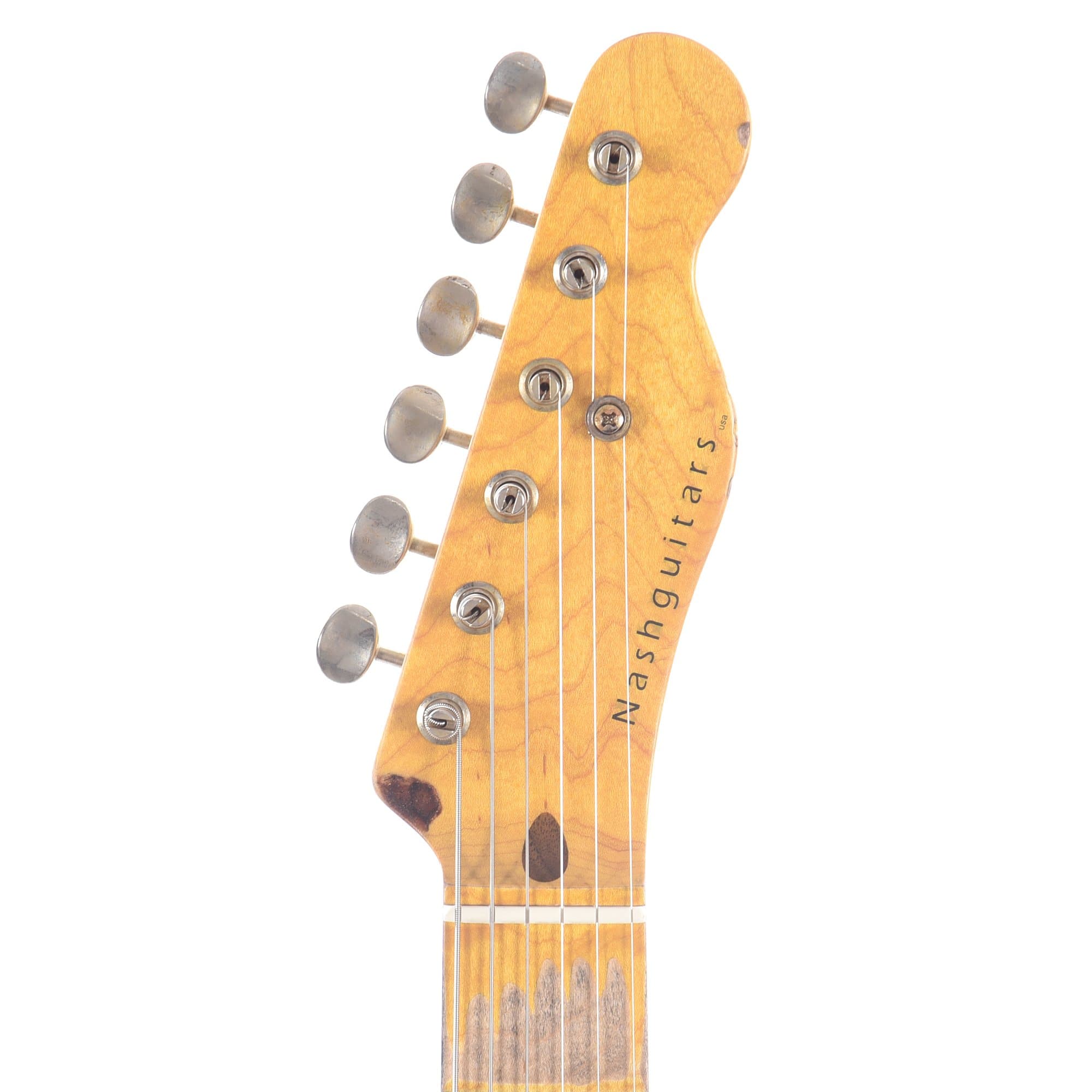 Nash T-52 HS Black Heavy Relic w/1-Ply Black Pickguard, & Lollar Pickups Electric Guitars / Solid Body