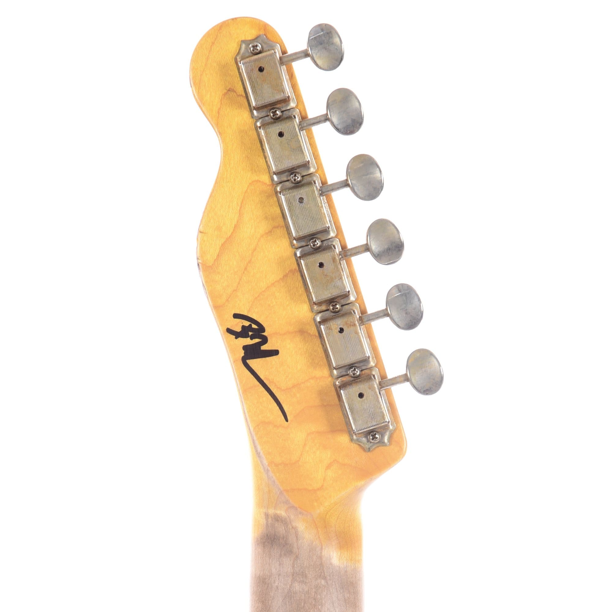 Nash T-52 HS Black Heavy Relic w/1-Ply Black Pickguard, & Lollar Pickups Electric Guitars / Solid Body