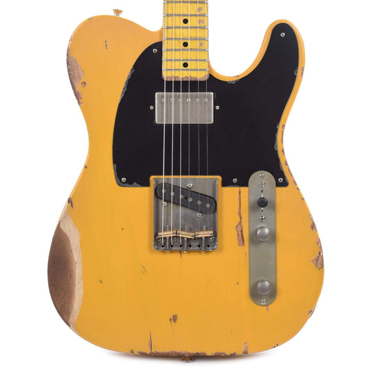Nash T-52 HS Butterscotch Blonde Heavy Relic w/1-Ply Black Pickguard & Lollar Pickups Electric Guitars / Solid Body
