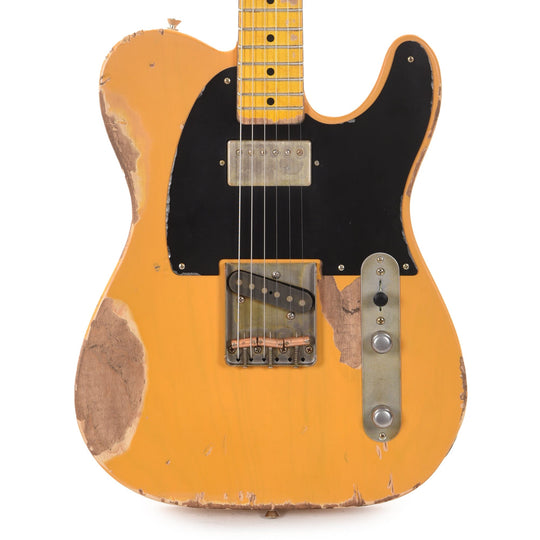 Nash T-52 HS Butterscotch Blonde Heavy Relic w/1-Ply Black Pickguard & Lollar Pickups Electric Guitars / Solid Body