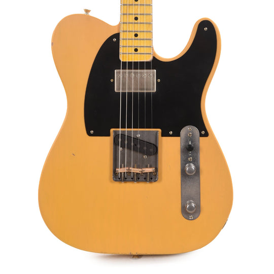 Nash T-52 HS Butterscotch Blonde Light Relic w/1-Ply Black Pickguard & Lollar Pickups Electric Guitars / Solid Body