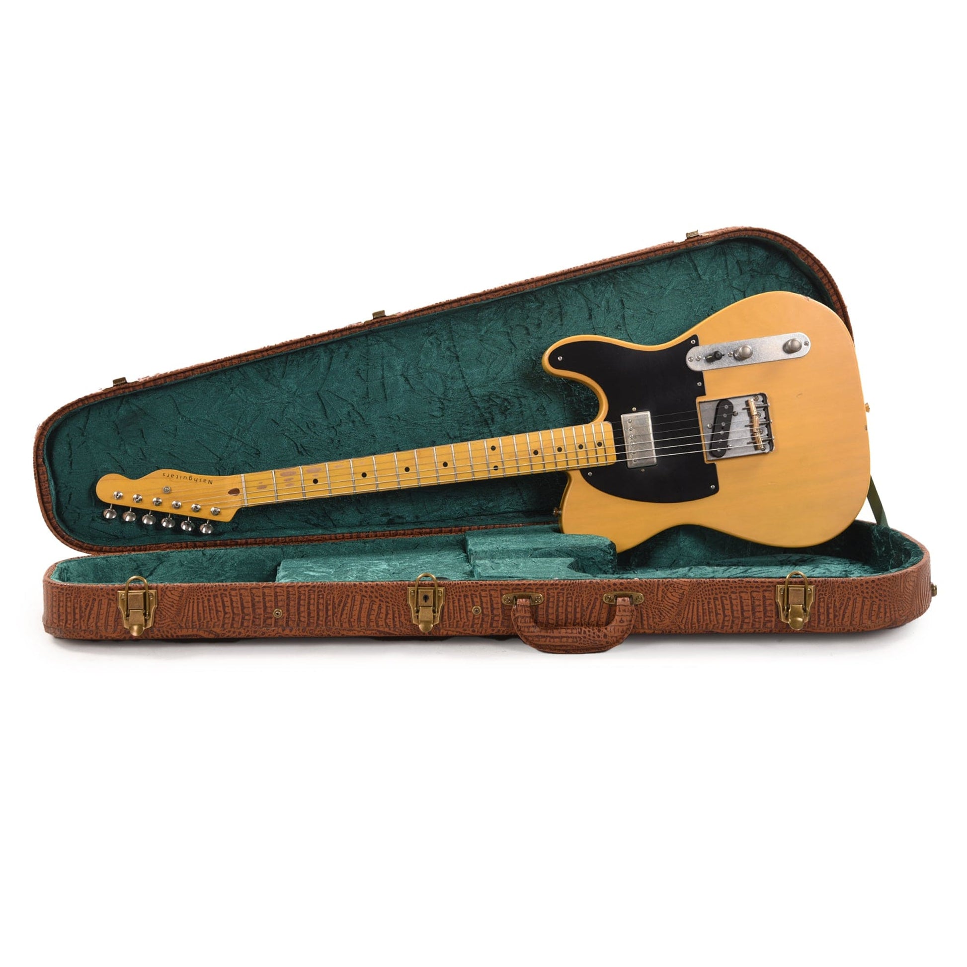 Nash T-52 HS Butterscotch Blonde Light Relic w/1-Ply Black Pickguard & Lollar Pickups Electric Guitars / Solid Body