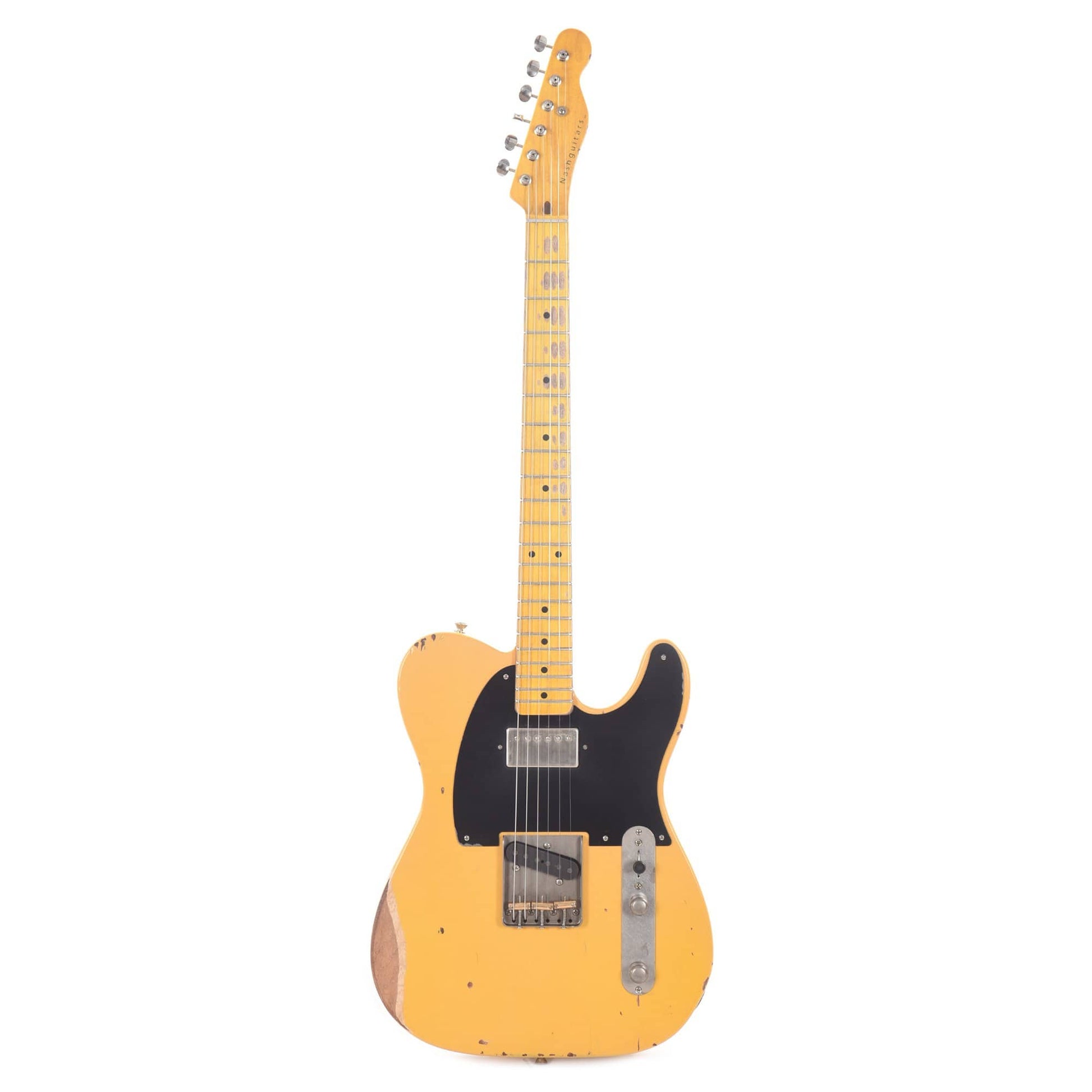 Nash T-52 HS Butterscotch Blonde Medium Relic w/1-Ply Black Pickguard, & Lollar Pickups Electric Guitars / Solid Body