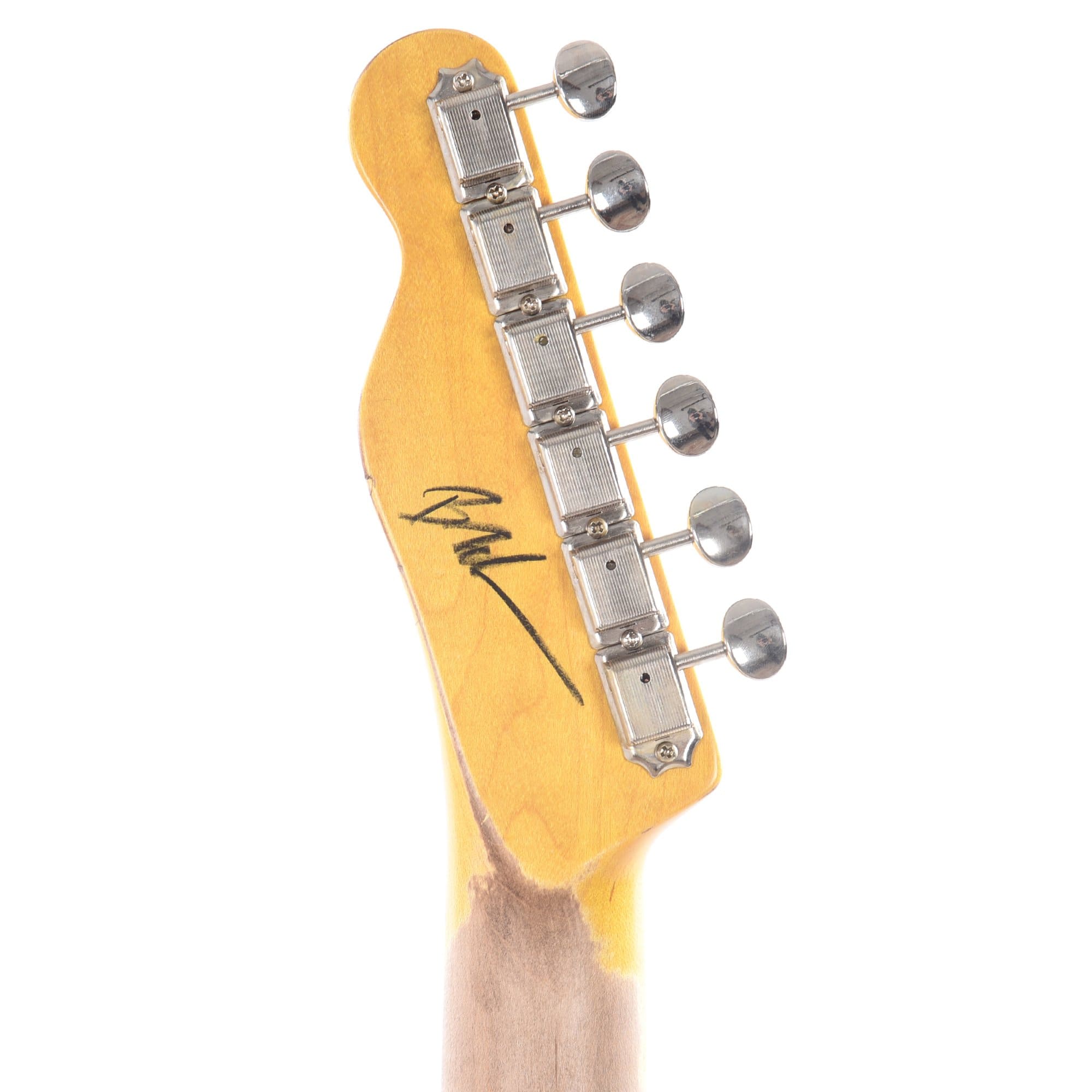 Nash T-52 HS Butterscotch Blonde Medium Relic w/1-Ply Black Pickguard, & Lollar Pickups Electric Guitars / Solid Body