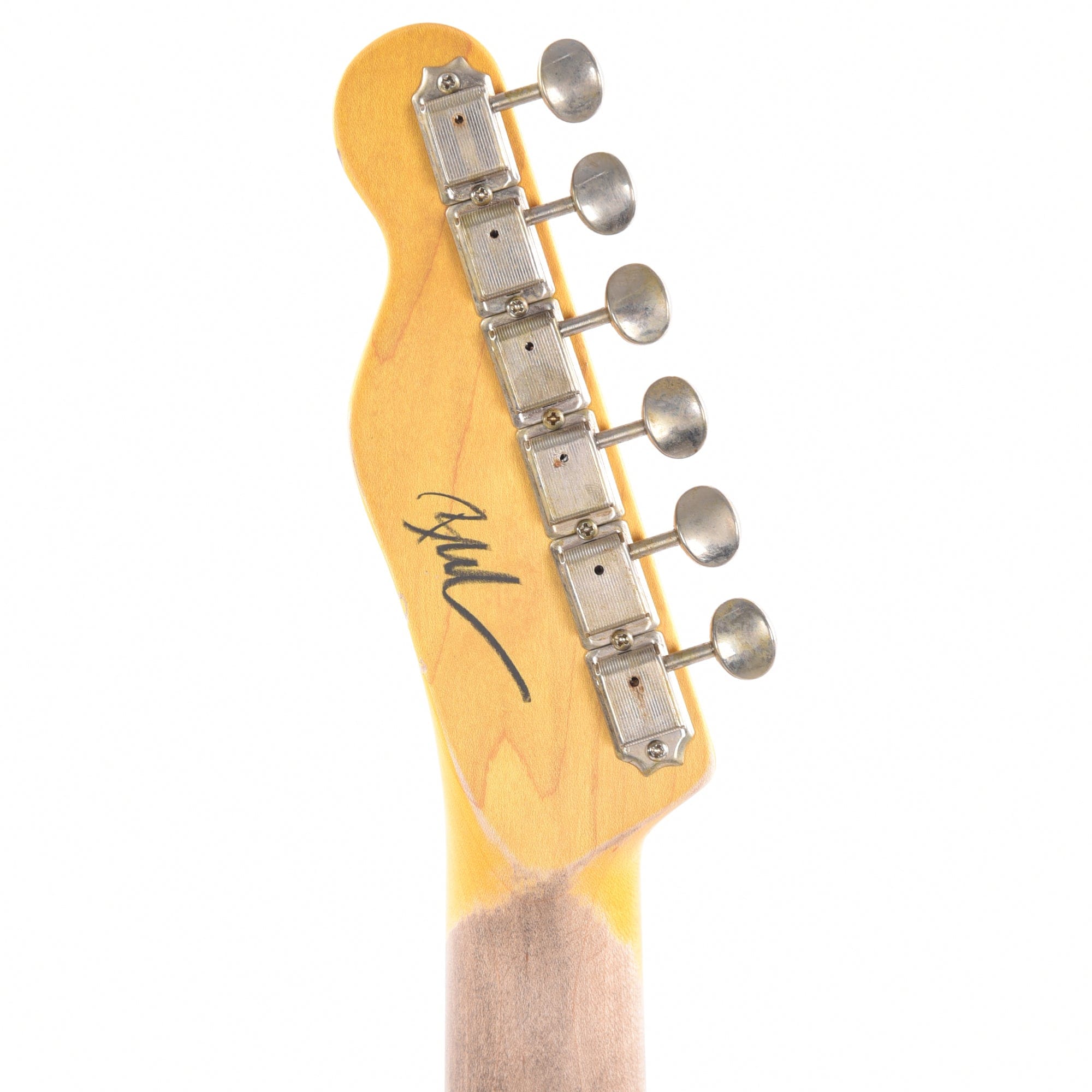 Nash T-52 HS Butterscotch Blonde Medium Relic w/1-Ply Black Pickguard, & Lollar Pickups Electric Guitars / Solid Body