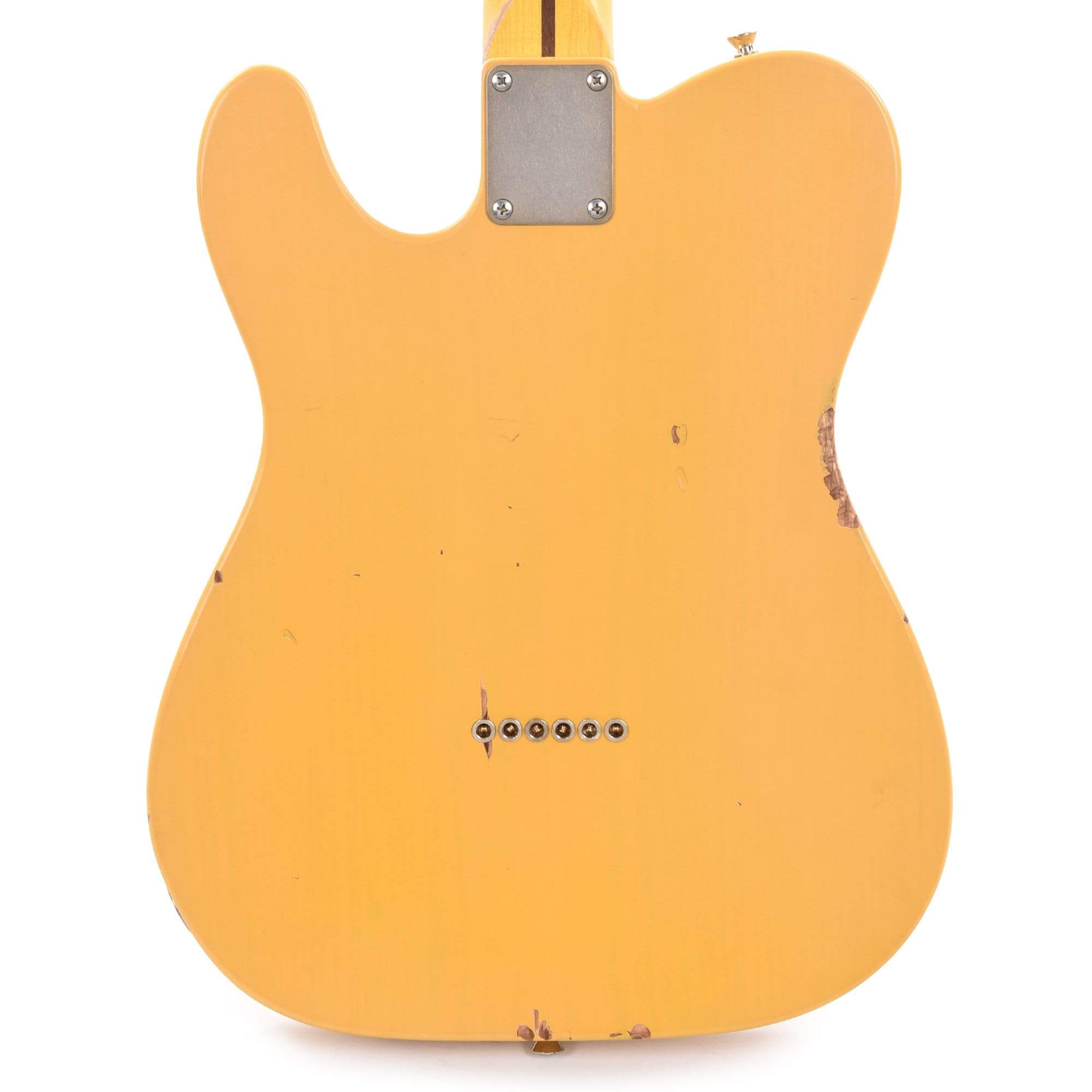 Nash T-52 HS Butterscotch Blonde Medium Relic w/1-Ply Black Pickguard, & Lollar Pickups Electric Guitars / Solid Body