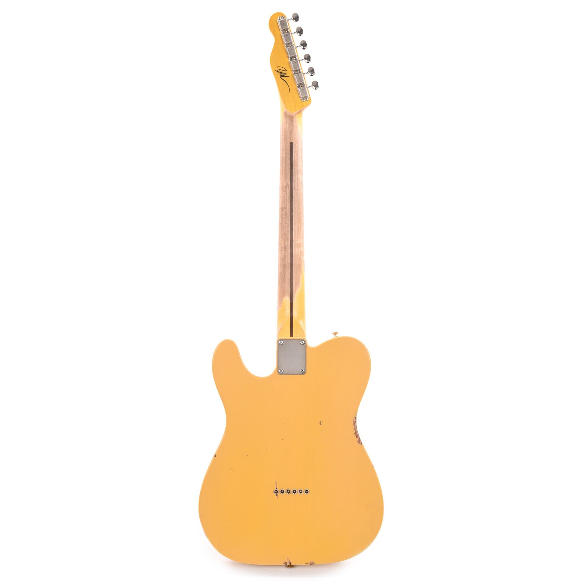 Nash T-52 HS Butterscotch Blonde Medium Relic w/1-Ply Black Pickguard, & Lollar Pickups Electric Guitars / Solid Body
