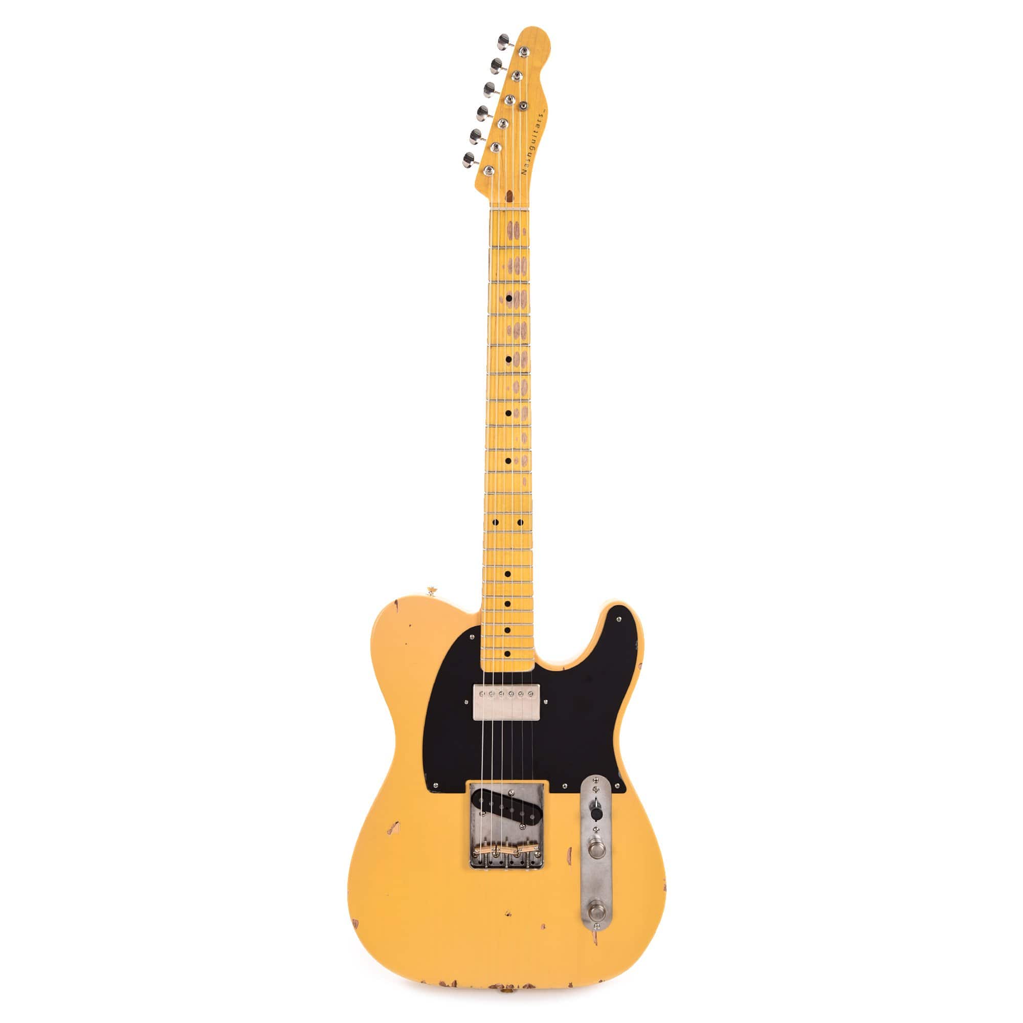 Nash T-52 HS Butterscotch Blonde Medium Relic w/1-Ply Black Pickguard, & Lollar Pickups Electric Guitars / Solid Body