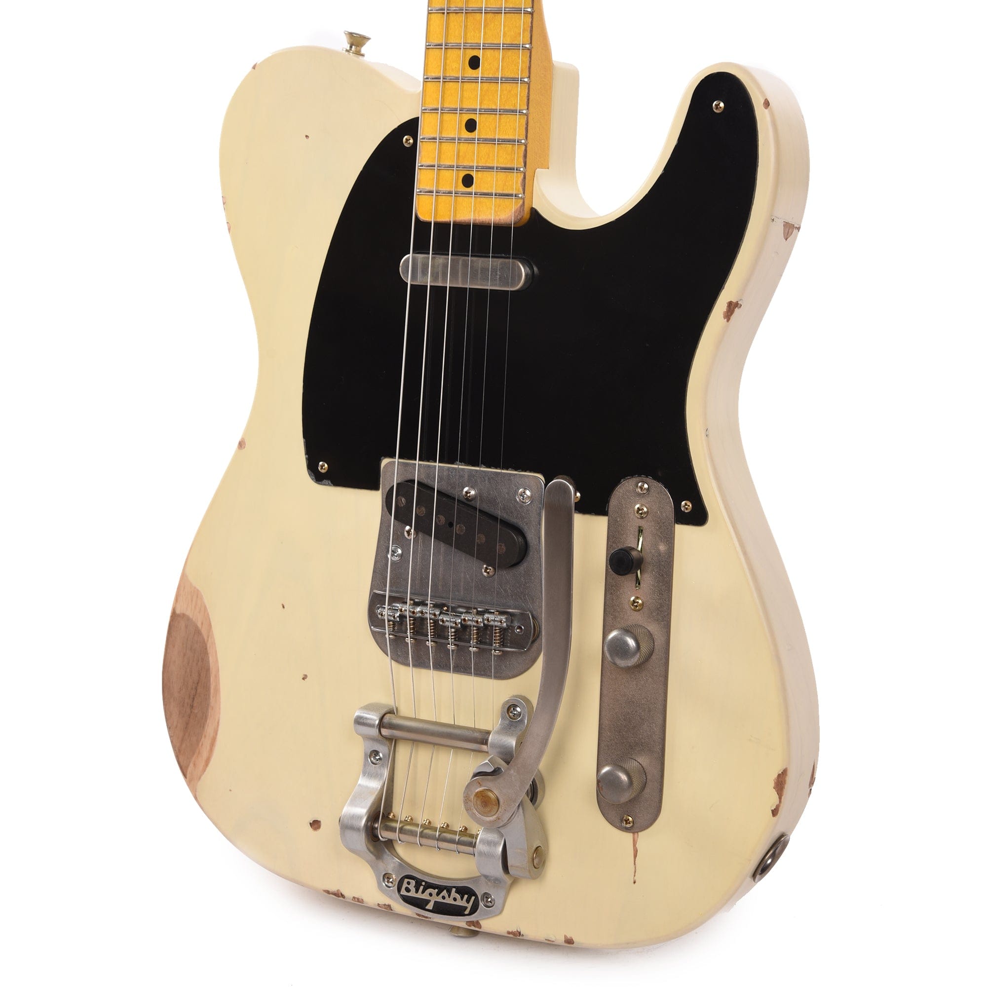 Nash T-52 Mary Kaye Medium Relic w/1-Ply Black Pickguard, Lollar Pickups, & Bigsby Electric Guitars / Solid Body