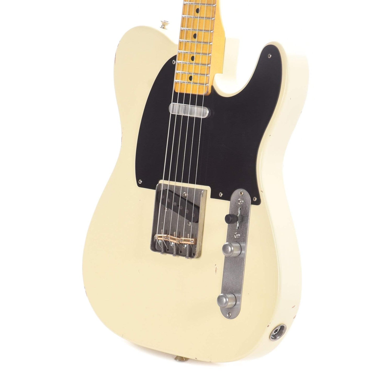 Nash T-52 Olympic White Light Aging w/1-Ply Black Pickguard & Lollar Pickups Electric Guitars / Solid Body