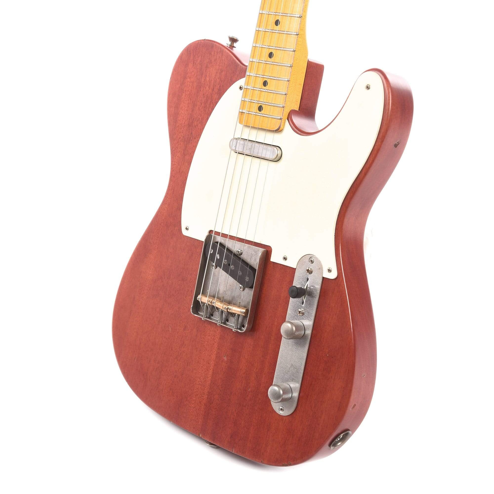 Nash T-57 Mahogany Vintage Red Light Relic w/1-Ply White Pickguard & Lollar Pickups Electric Guitars / Solid Body
