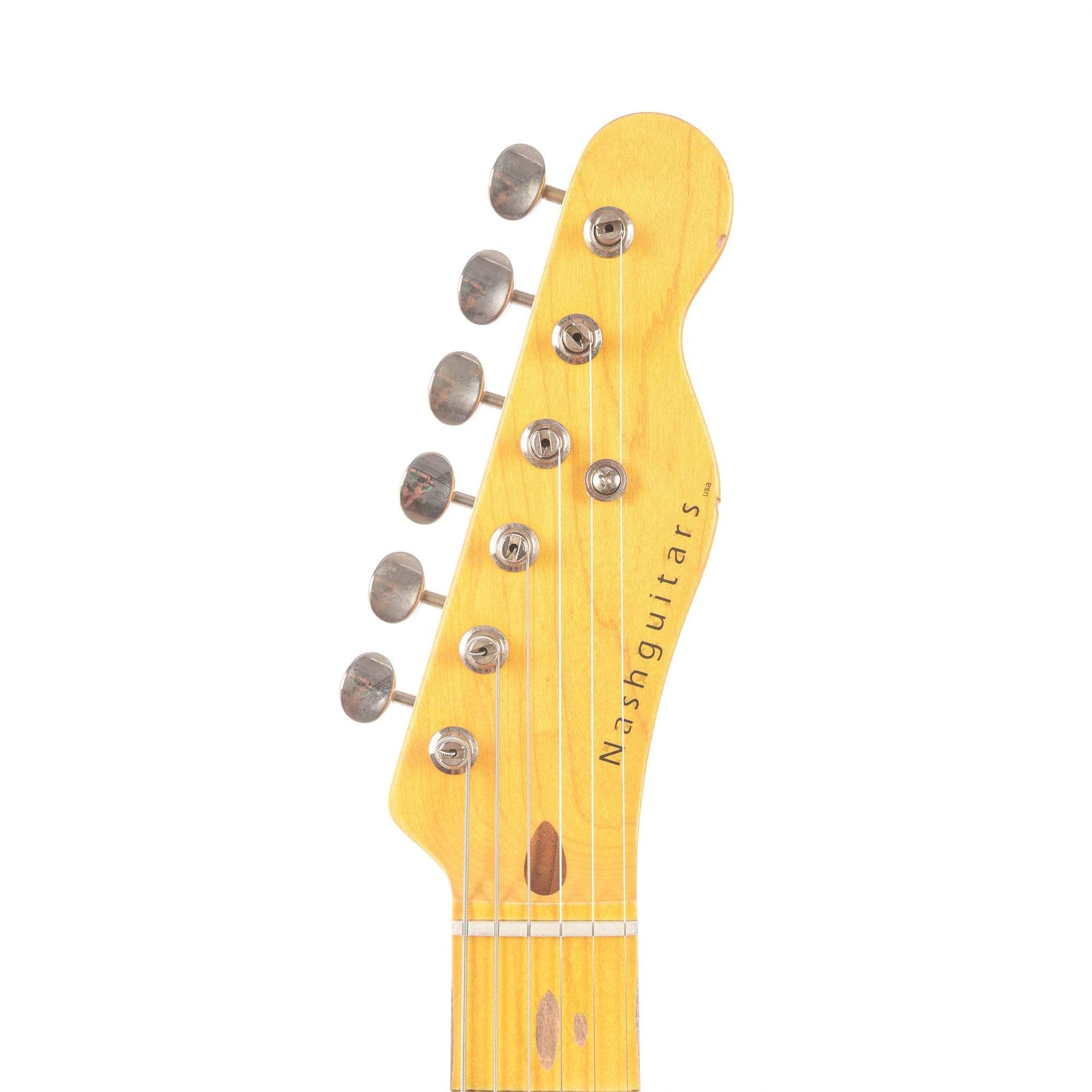 Nash T-57 Mahogany Vintage Red Light Relic w/1-Ply White Pickguard & Lollar Pickups Electric Guitars / Solid Body