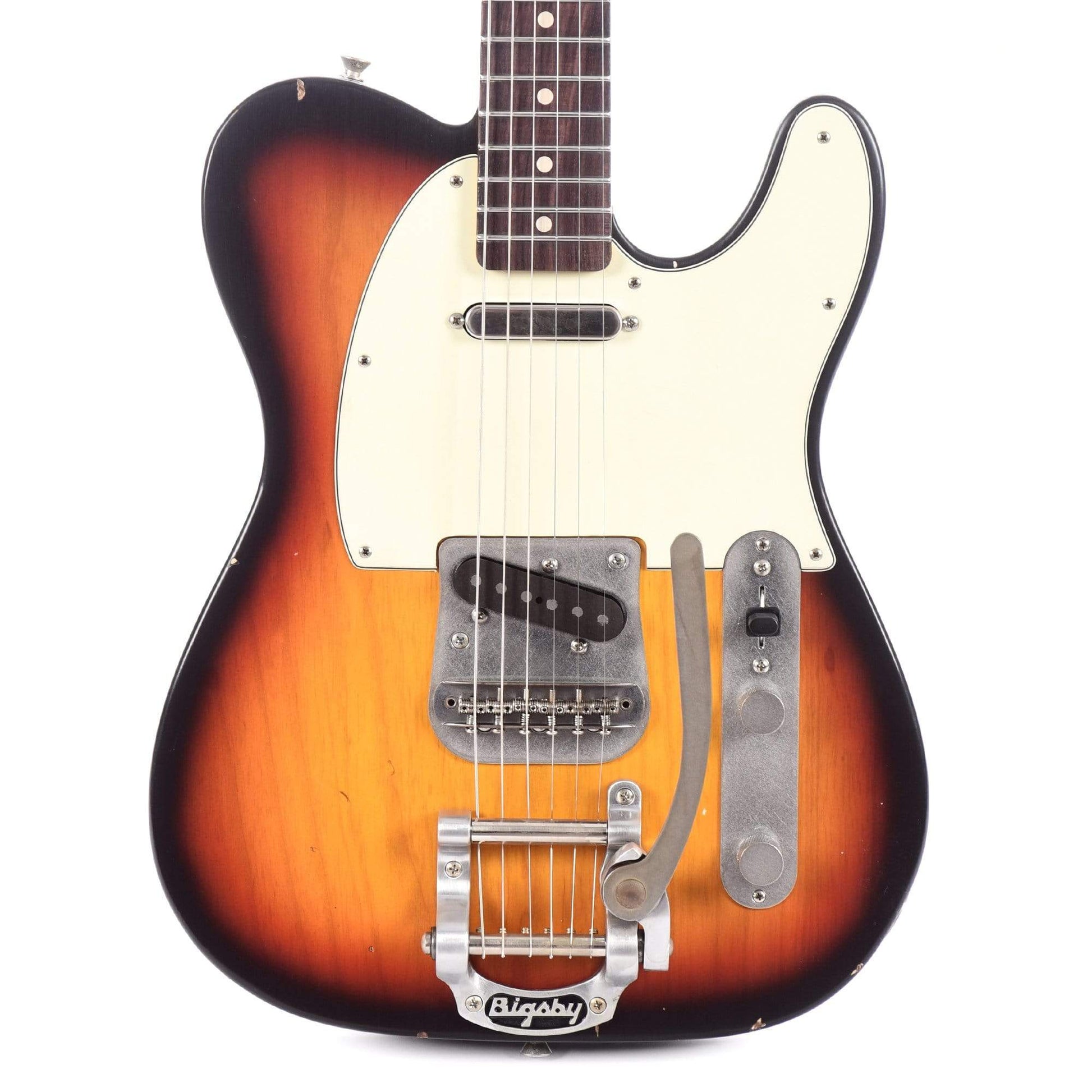 Nash T-63 3-Tone Sunburst Light Relic Ash w/Bigsby, 3-Ply Mint Pickguard, & Lollar Pickups Electric Guitars / Solid Body