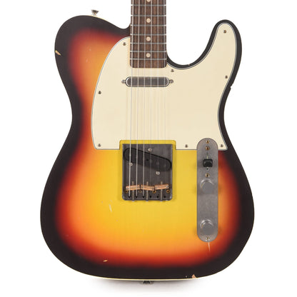 Nash T-63 3-Tone Sunburst Light Relic Double Bound w/3-Ply White Pickguard, & Lollar Pickups Electric Guitars / Solid Body