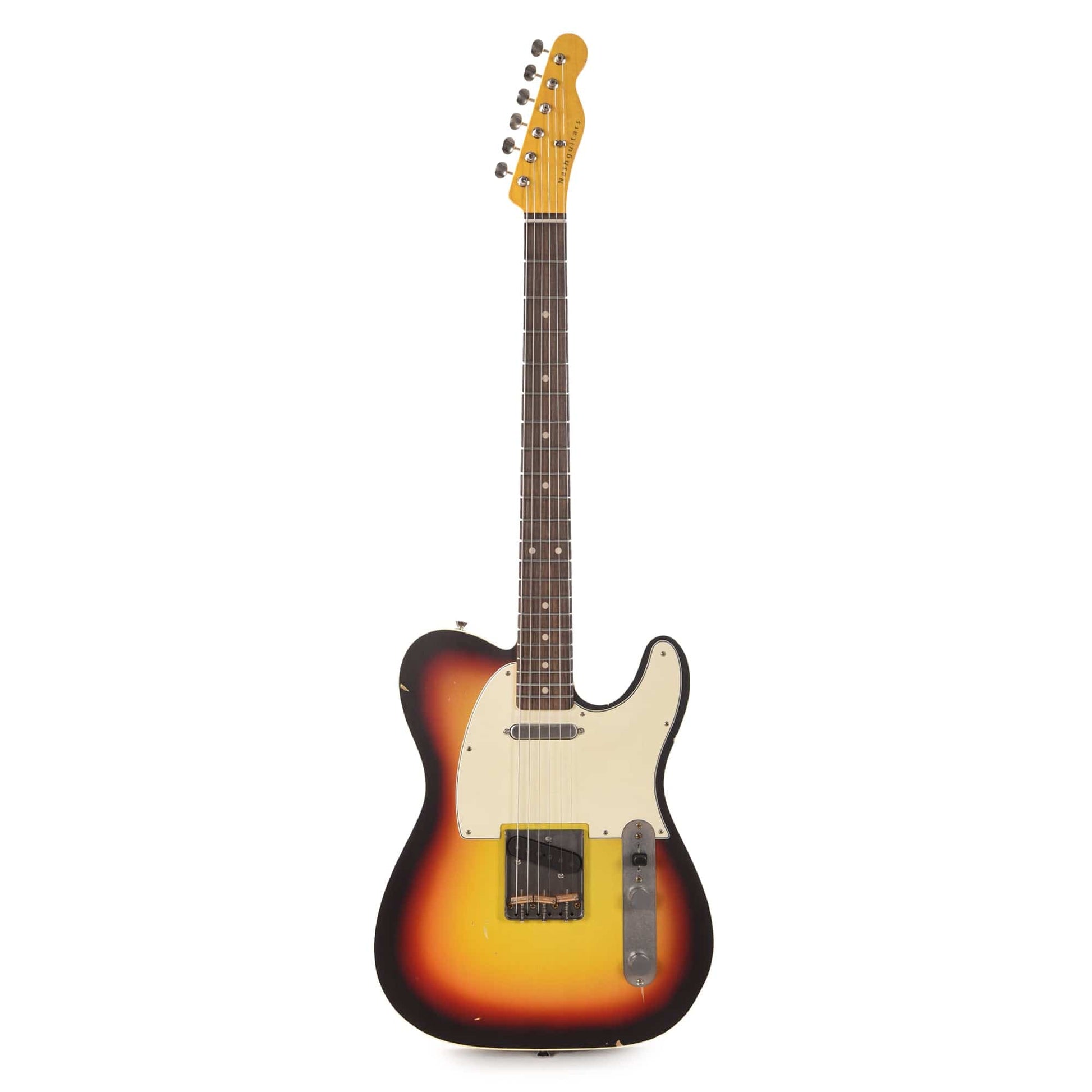 Nash T-63 3-Tone Sunburst Light Relic Double Bound w/3-Ply White Pickguard, & Lollar Pickups Electric Guitars / Solid Body