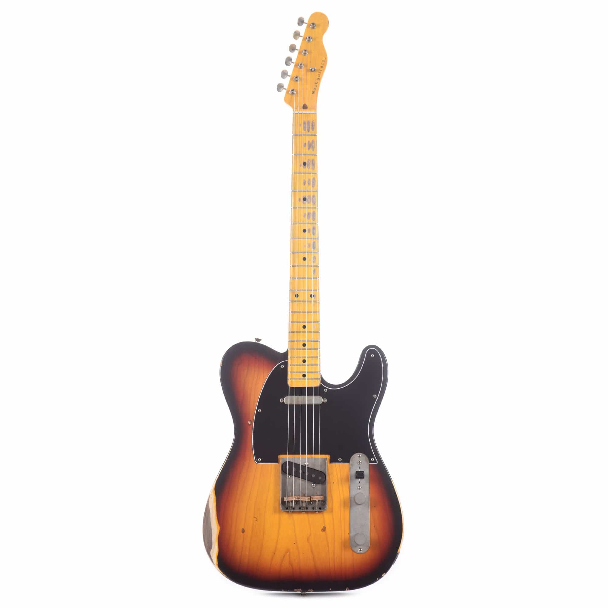 Nash T-63 Ash 3-Tone Sunburst Medium Relic w/3-Ply Black Pickguard & Lollar Pickups Electric Guitars / Solid Body