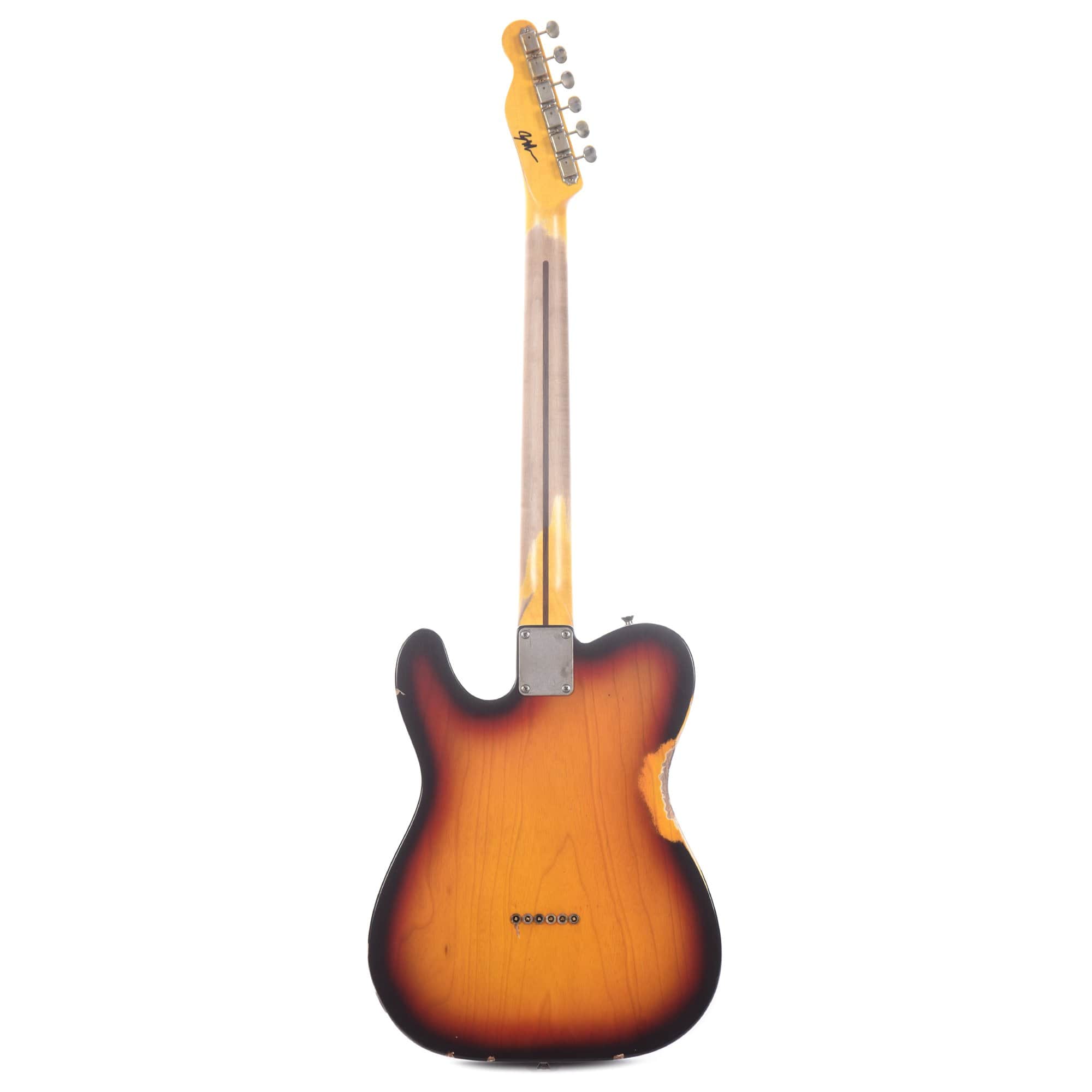 Nash T-63 Ash 3-Tone Sunburst Medium Relic w/3-Ply Black Pickguard & Lollar Pickups Electric Guitars / Solid Body