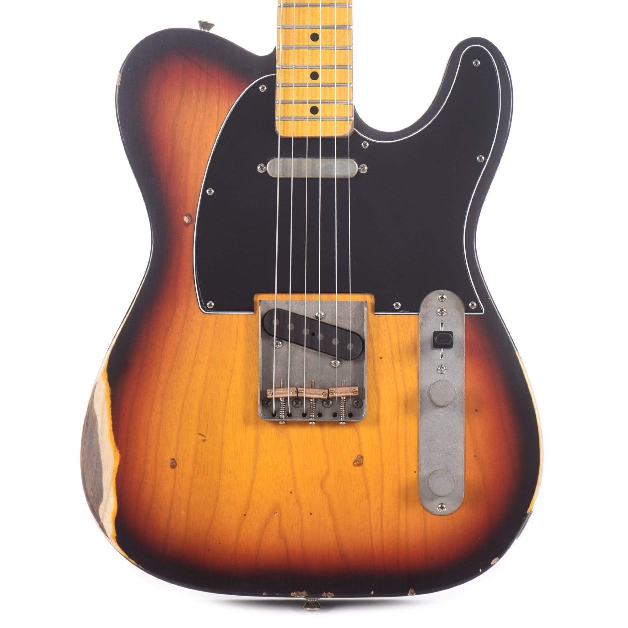 Nash T-63 Ash 3-Tone Sunburst Medium Relic w/3-Ply Black Pickguard & Lollar Pickups Electric Guitars / Solid Body
