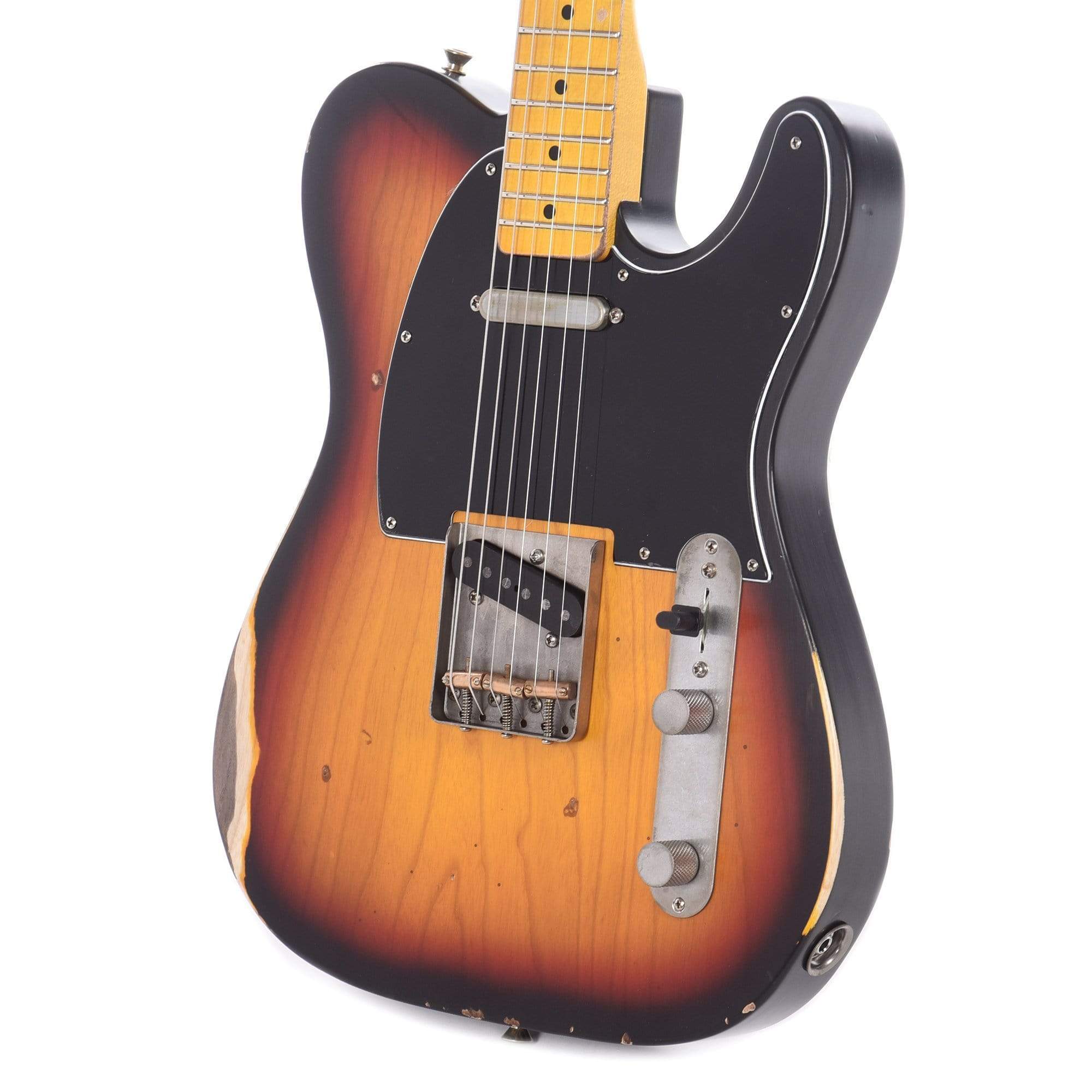 Nash T-63 Ash 3-Tone Sunburst Medium Relic w/3-Ply Black Pickguard & Lollar Pickups Electric Guitars / Solid Body