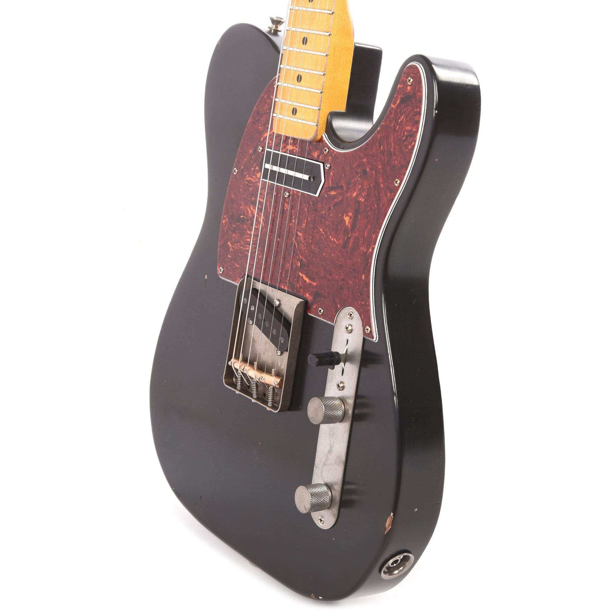 Nash T-63 Ash Black Light Relic w/4-Ply Tortoise Pickguard & Lollar Charlie Christian Neck Pickup Electric Guitars / Solid Body