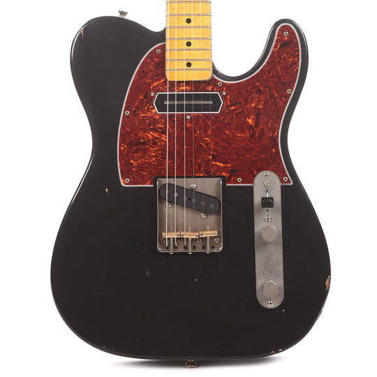 Nash T-63 Ash Black Light Relic w/4-Ply Tortoise Pickguard & Lollar Charlie Christian Neck Pickup Electric Guitars / Solid Body