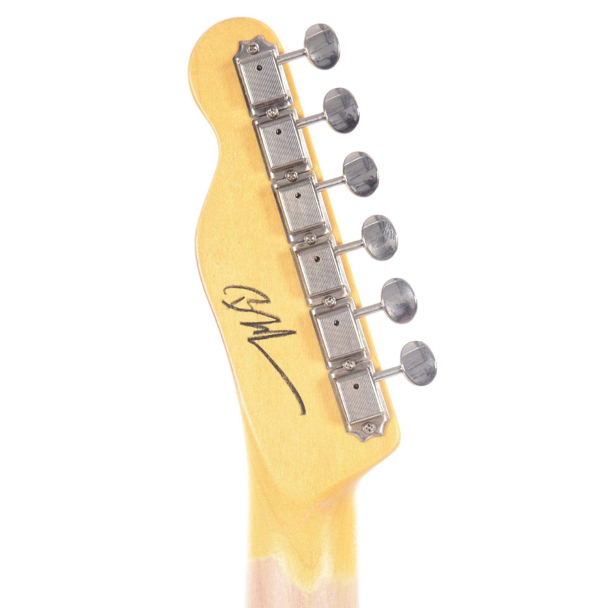 Nash T-63 Ash Black Medium Relic w/3-Ply White Pickguard, & Lollar Pickups Electric Guitars / Solid Body