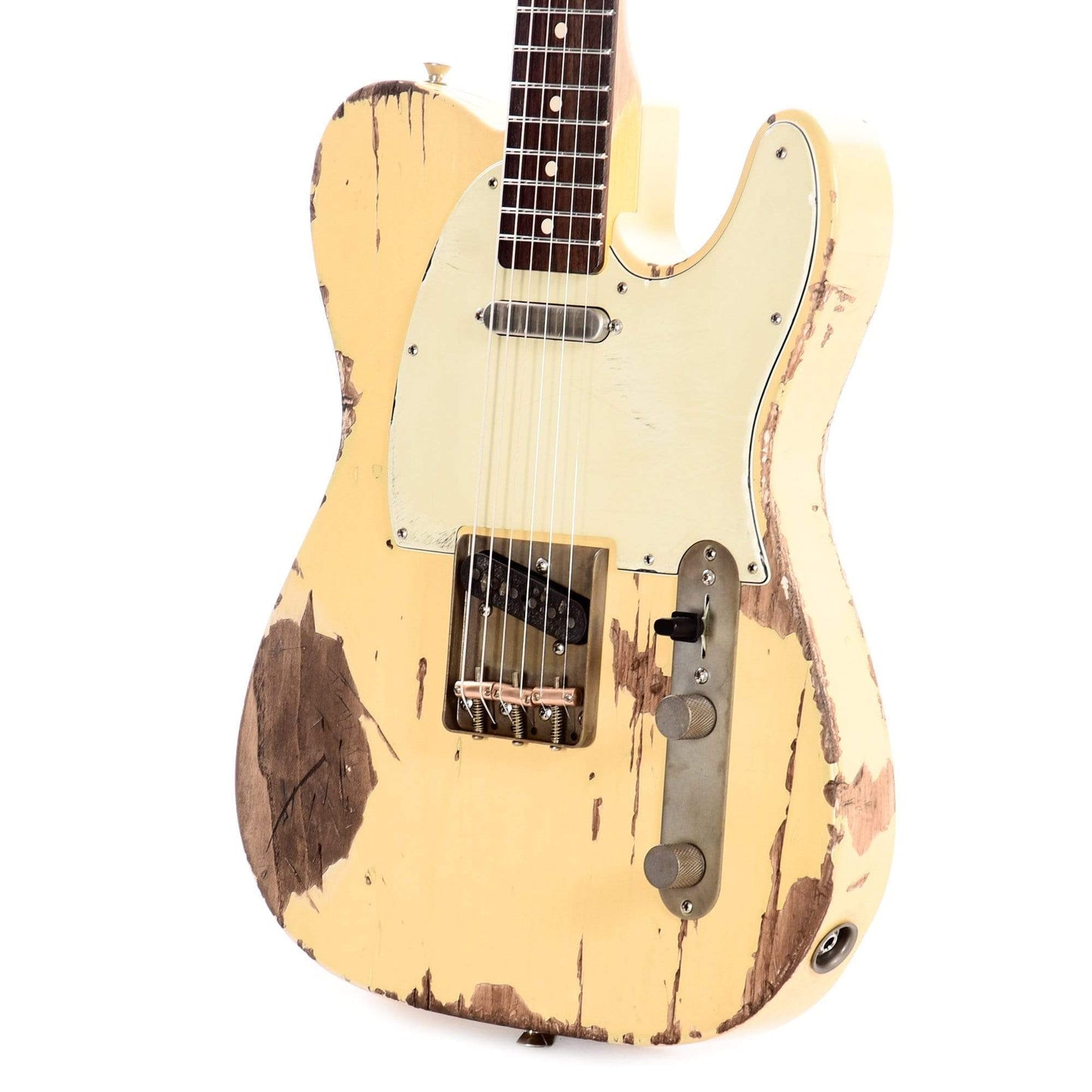Nash T-63 Ash Cream Extra Heavy Relic w/Lollar Pickups & 3-Ply Mint Pickguard Electric Guitars / Solid Body