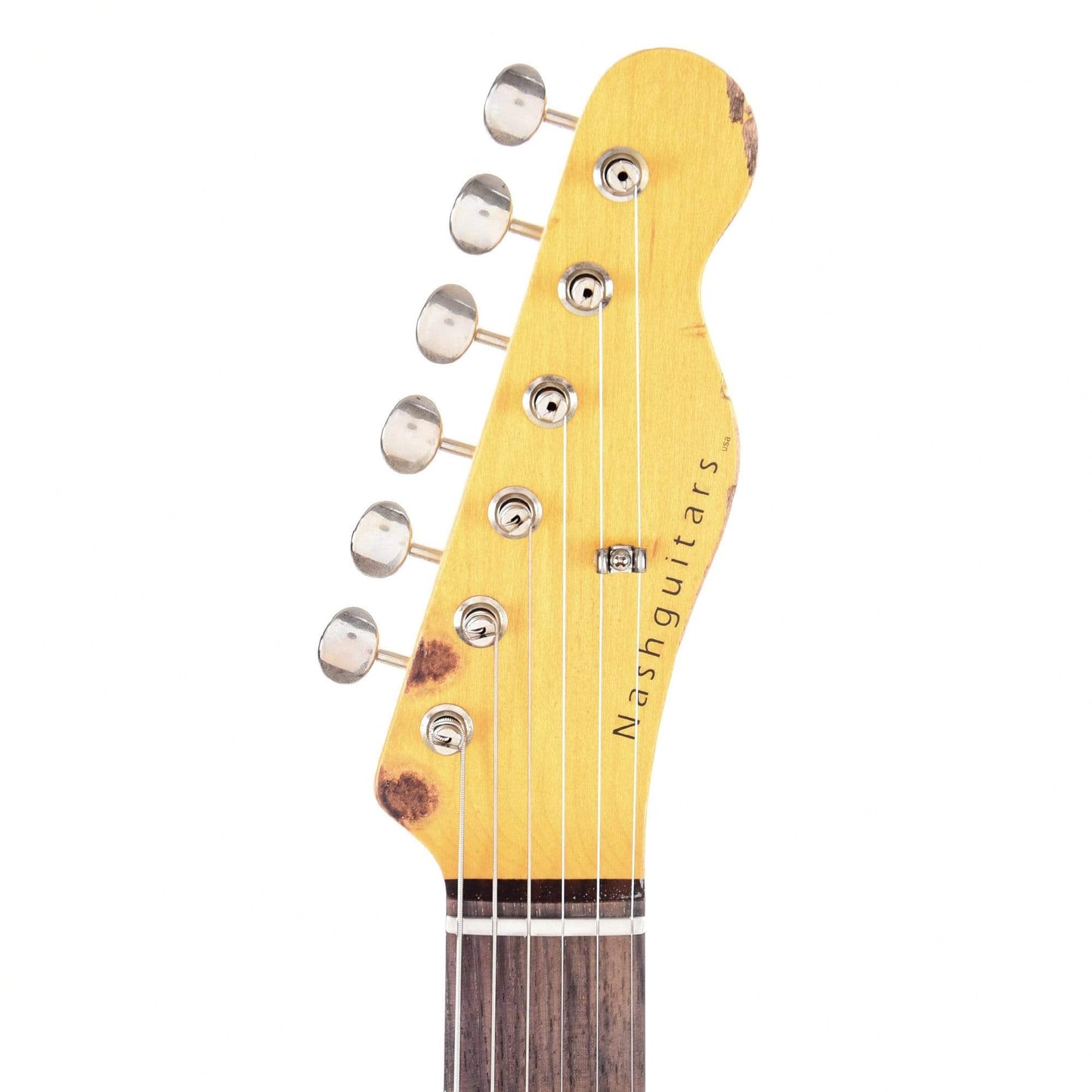 Nash T-63 Ash Cream Extra Heavy Relic w/Lollar Pickups & 3-Ply Mint Pickguard Electric Guitars / Solid Body