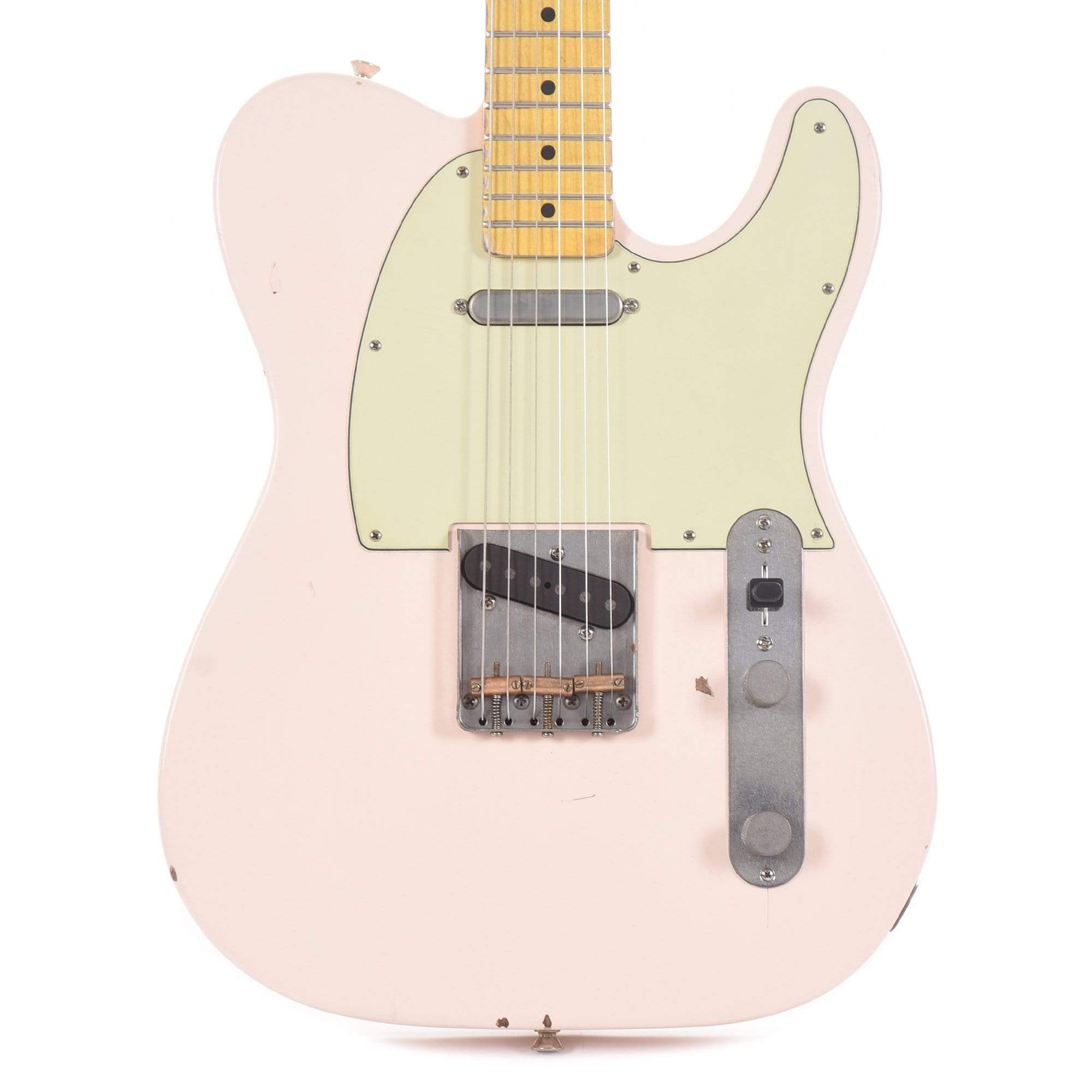 Nash T-63 Ash Shell Pink Light Relic w/3-Ply Mint Pickguard & Lollar Pickups Electric Guitars / Solid Body