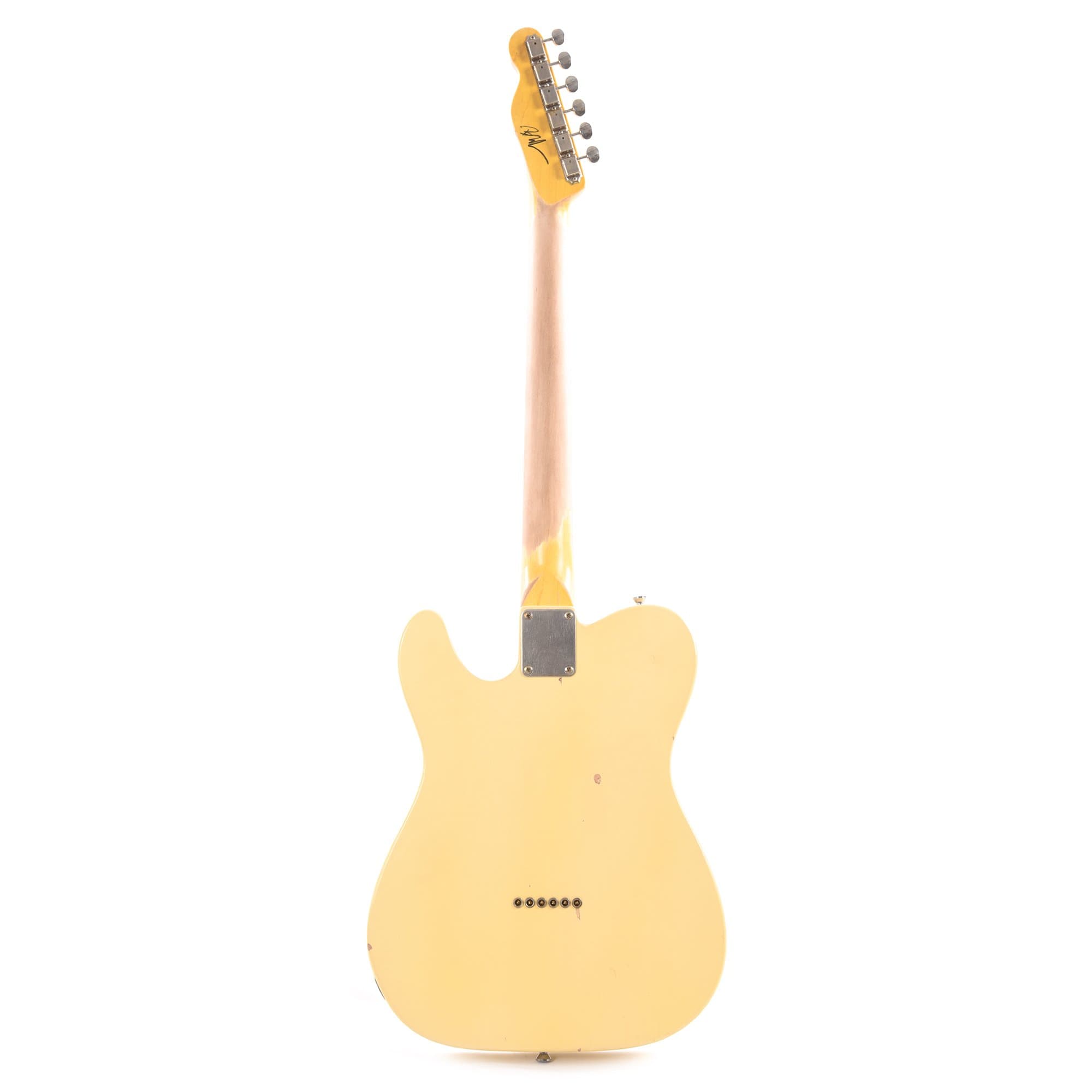 Nash T-63 Ash Vintage White Light Relic w/4-Ply Tortoise Pickguard, & Lollar Charlie Christian Neck Pickup Electric Guitars / Solid Body