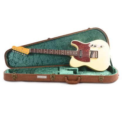 Nash T-63 Ash Vintage White Light Relic w/4-Ply Tortoise Pickguard, & Lollar Charlie Christian Neck Pickup Electric Guitars / Solid Body